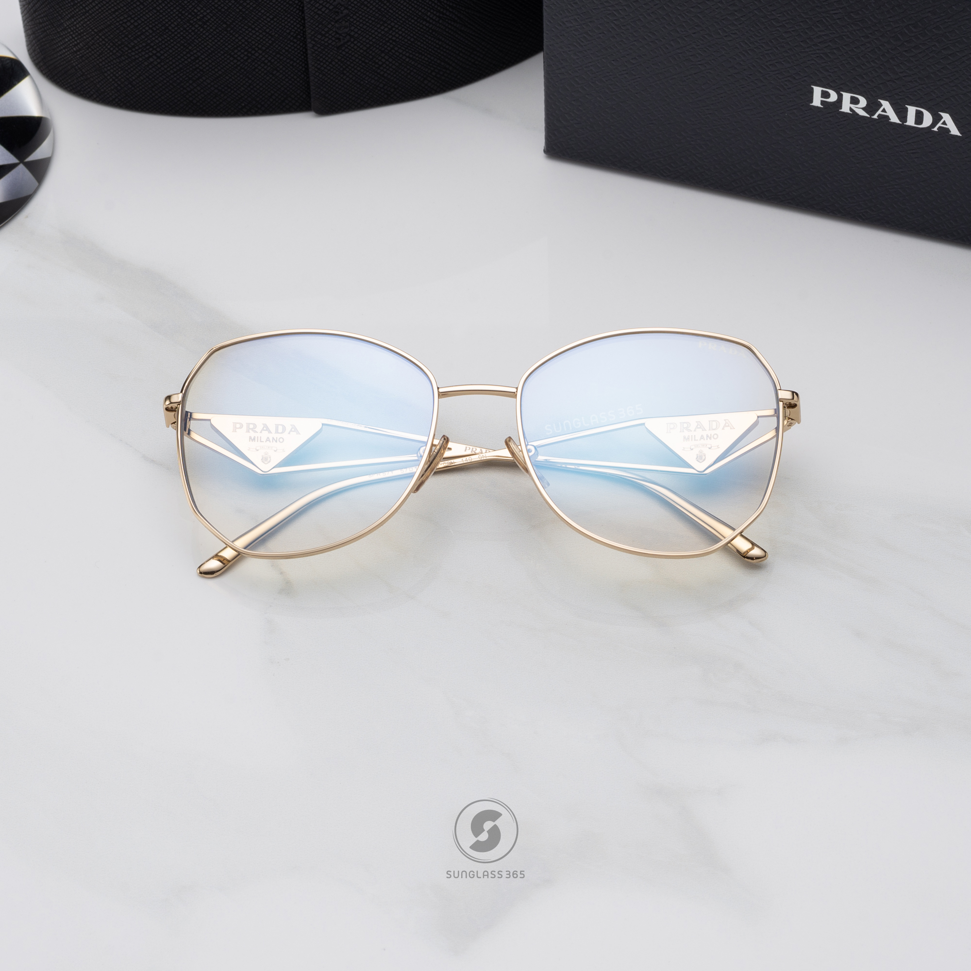 PRADA PR57YS ZVN08N Pale Gold