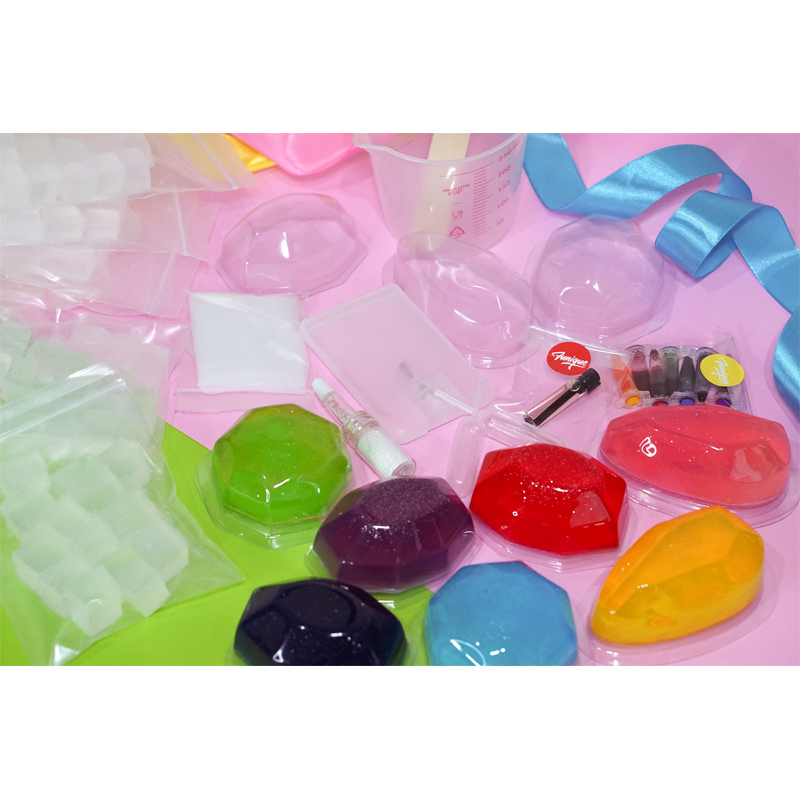 ชุดสบู่อัญมณี Gemstone Soap เจียระไน สบู่อัญมณีแวววาว