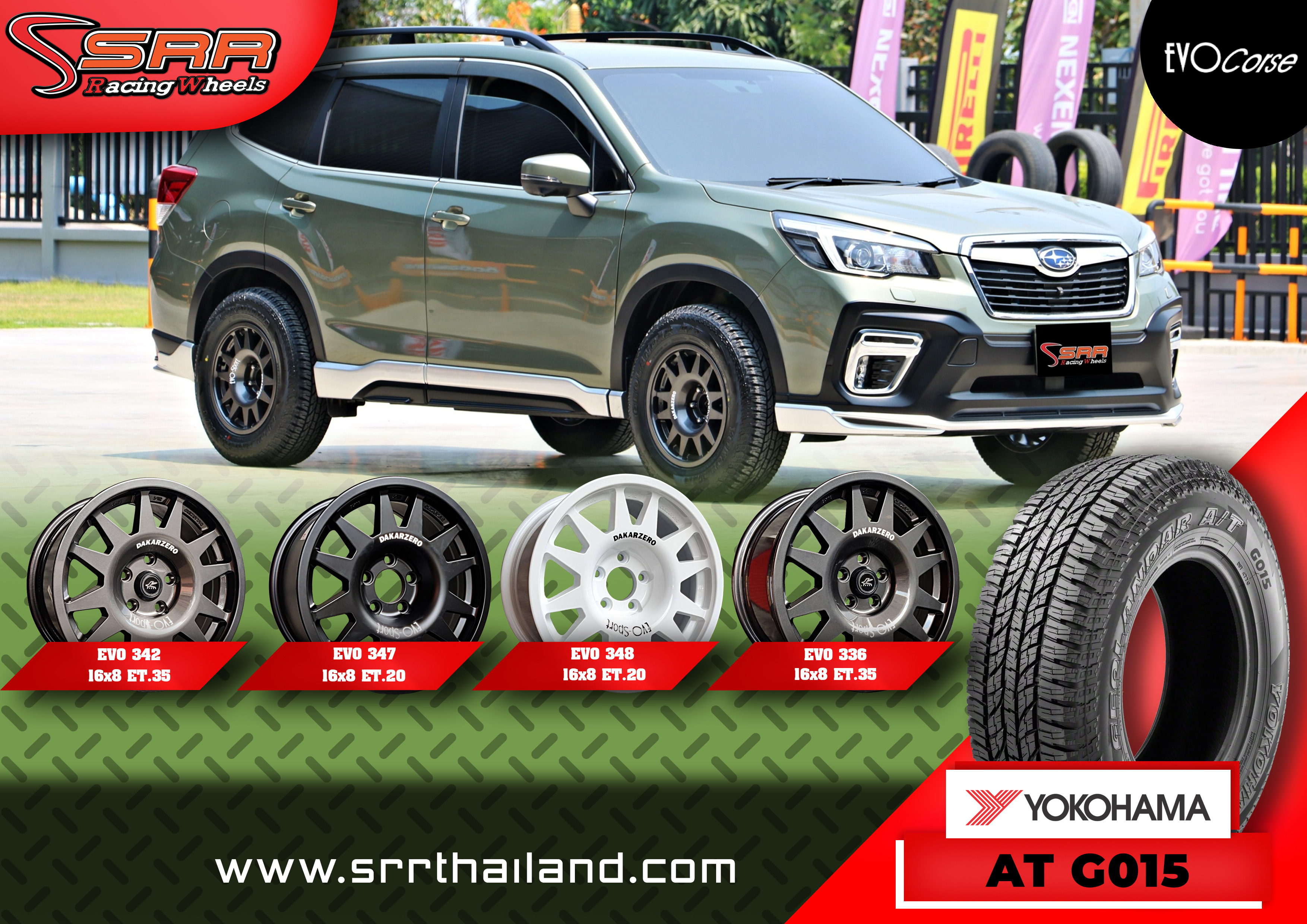 EVO SPORT ขอบ16 5รู114.3