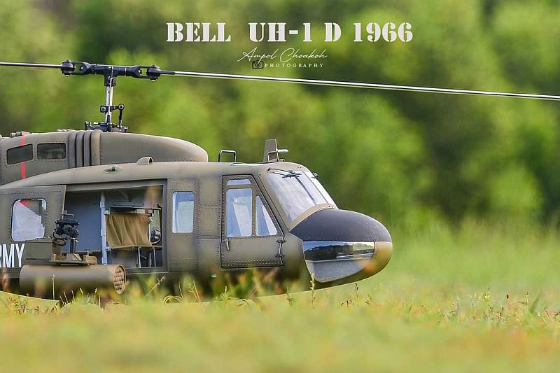 Super Scale 800 - UH1D Military ARF