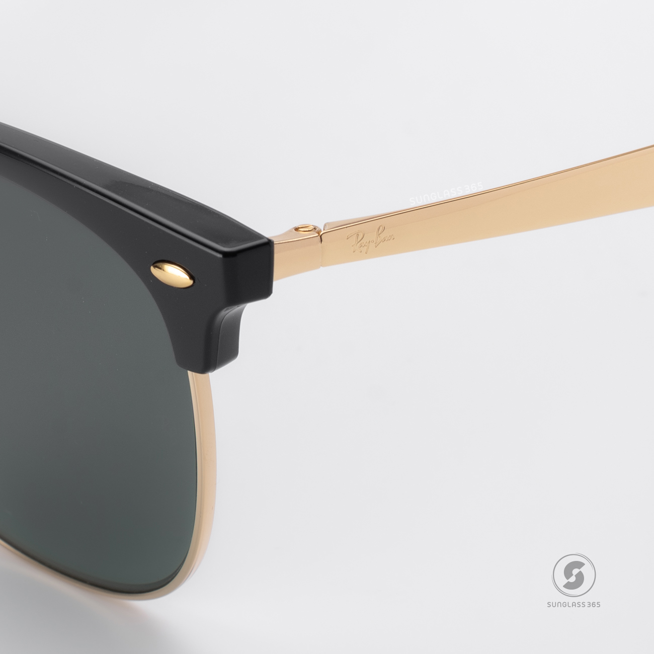 Ray Ban Clubmaster RB4418D 601/31 Black on Green