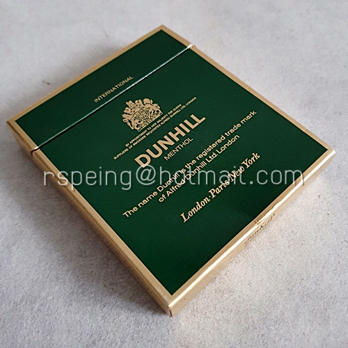 กล่องบุหรี่ (กระดาษ) Dunhill Menthol ยุค 90