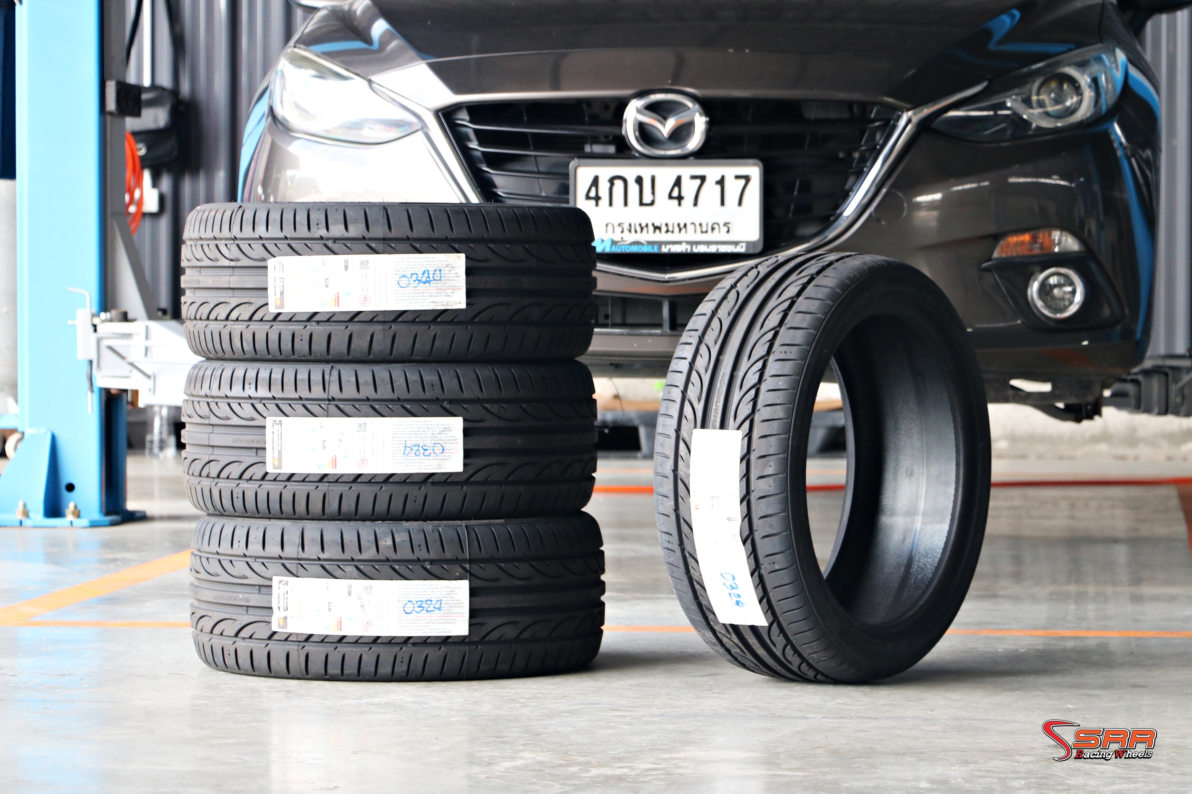 HANKOOK VENTUS V12-EVO2 ขนาด 225/40R18 ปี2024