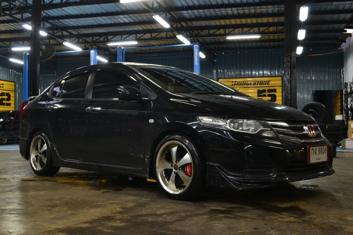 โช๊ค สตรัทปรับเกลียว GAB HE ใส่ CITY ชุดละ 1x,xxx บาท พร้อมติดตั้งฟรี