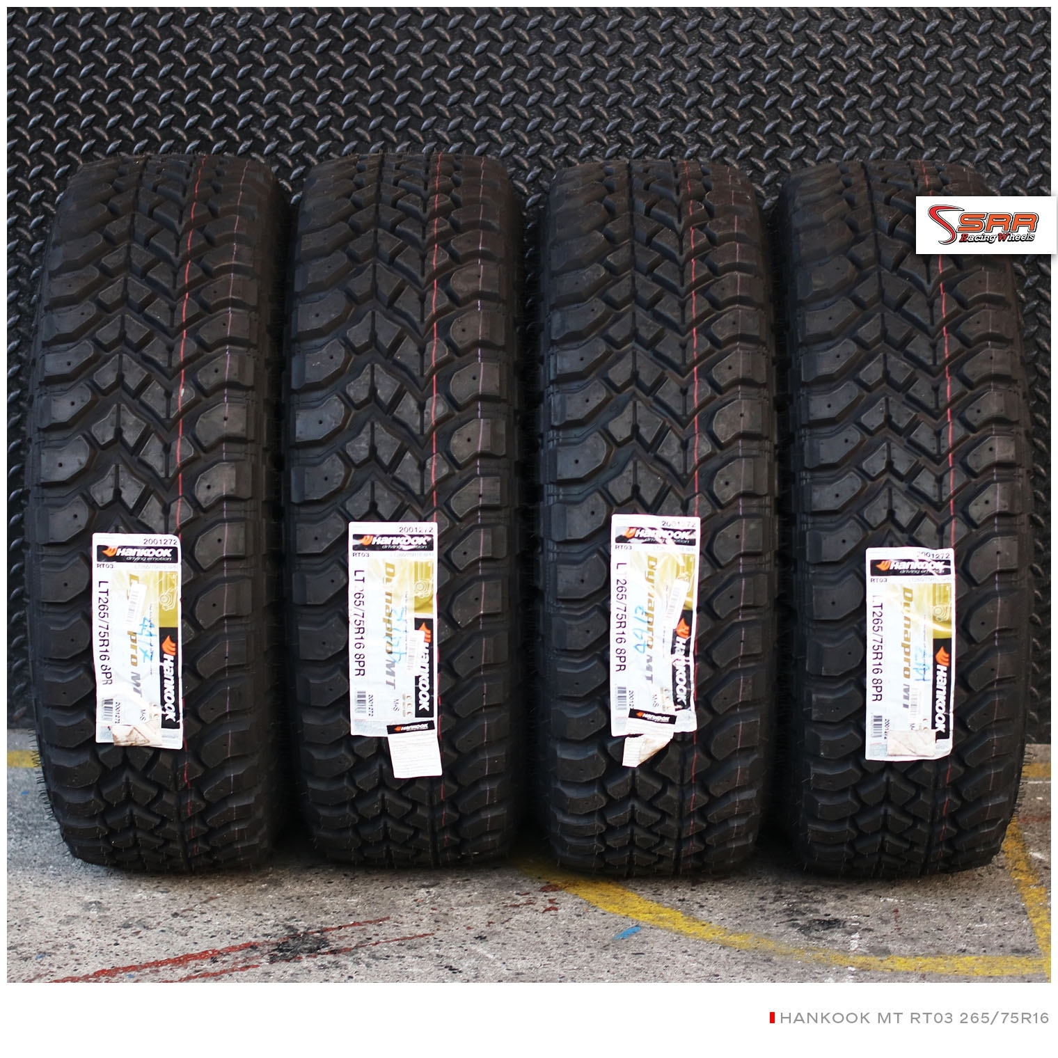 PARODI ROAR โรอาร์ ขอบ16 ทุกสี ล้อพร้อมยาง HANKOOK MT