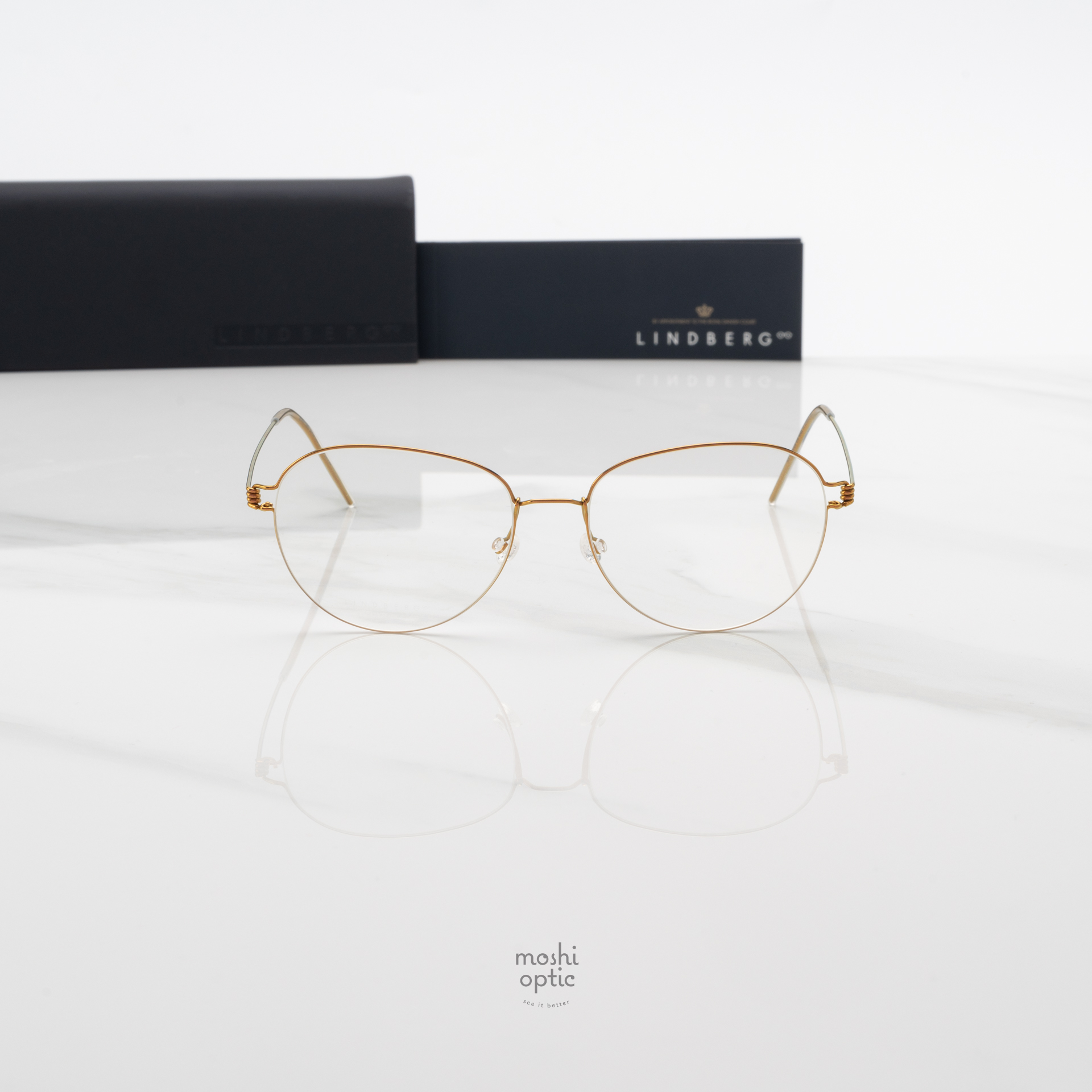 แว่นสายตา Lindberg Air Titanium Rim 090 1505L Olivia P60