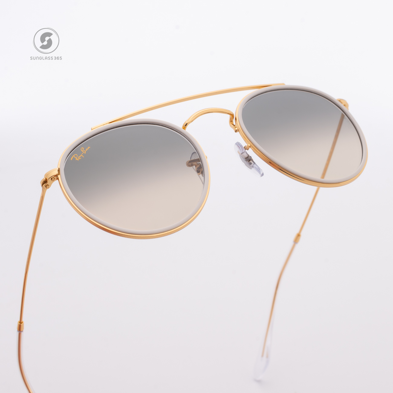 Ray Ban RB3647N 923632 Gold Clear Gradient