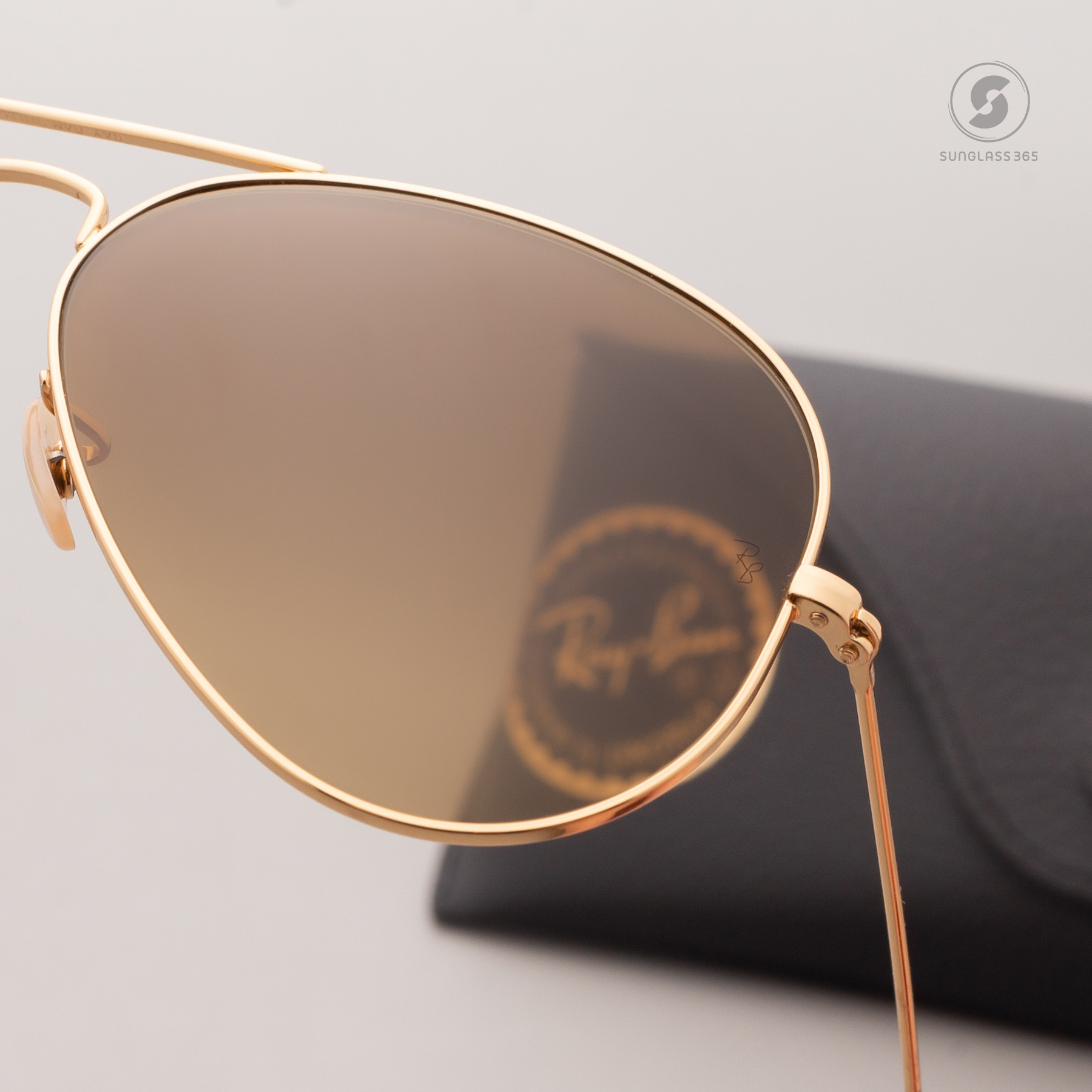 Ray Ban Aviator RB3025 001/M2 Crystal Polarized Brown Gradient