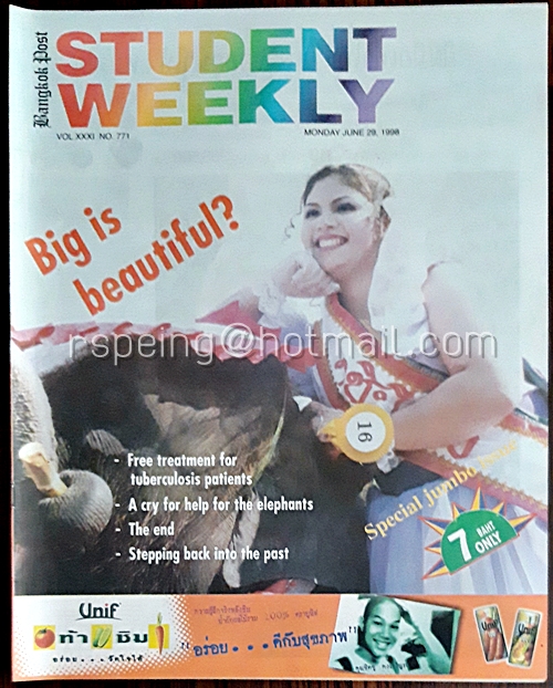 Student Weekly Vol.XXXI No.771 Monday 29 June 1998
