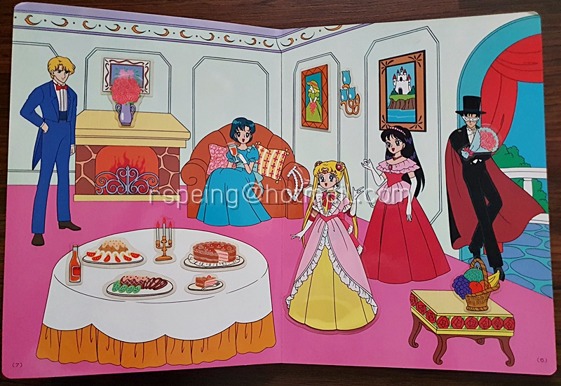 สมุดติดสติ๊กเกอร์โฟมนูน เซเลอร์มูน