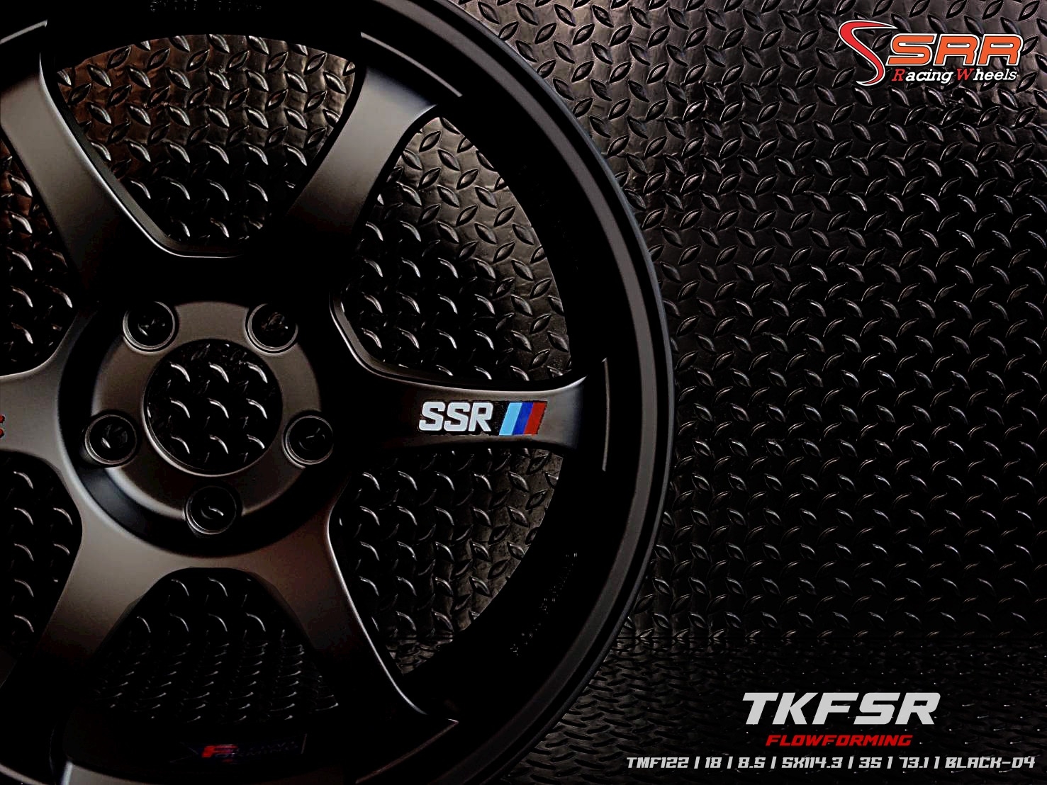 TYPE-C (FLOWFORMING) 18X8.5 5X114.3 ET+35 BLACK-D4 (ดำด้าน)