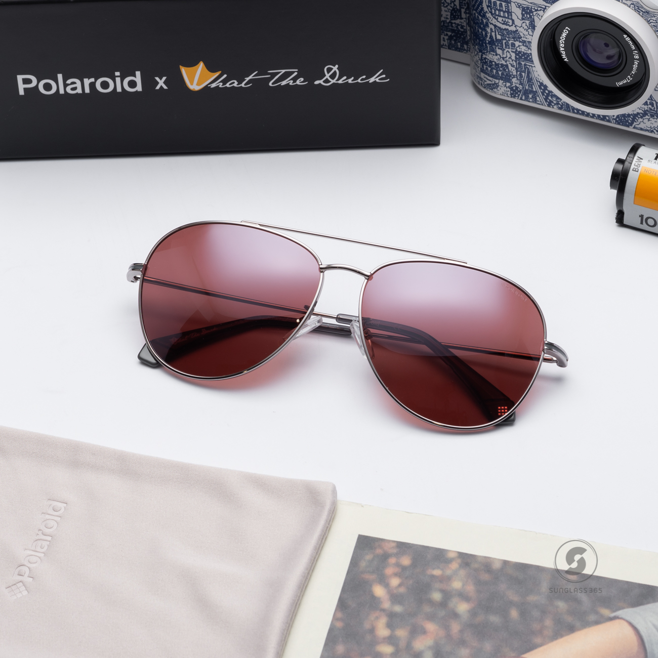 แว่นกันแดด Polaroid x What The Duck PLD2083/G/S 6LBXN Palladium Grey