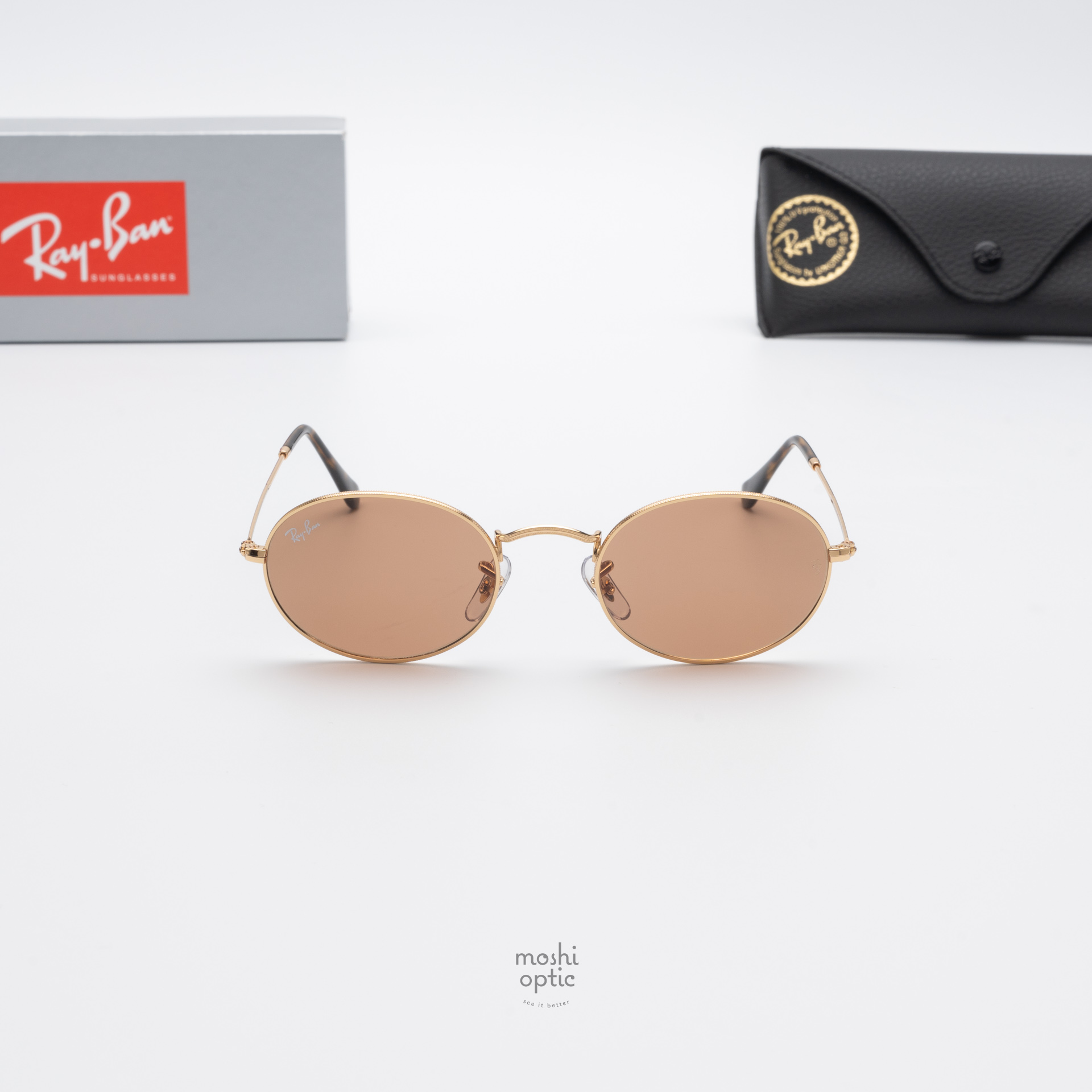 RayBan RB3547 Oval 001/53 Gold