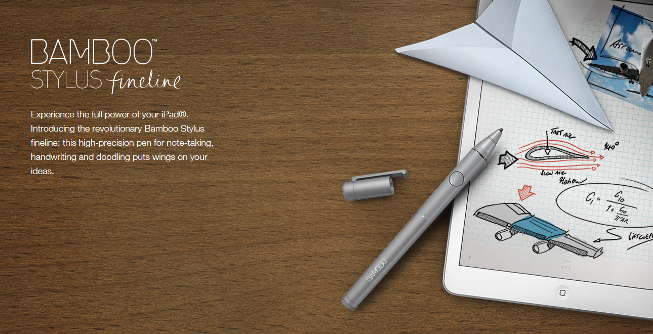 Bamboo Stylus Fineline (Silver)