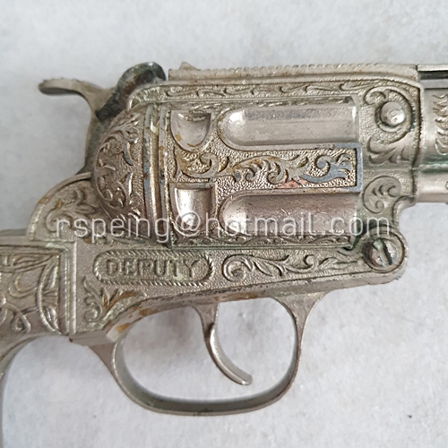 ปืนแก๊ปวินเทจเหล็กหล่อ ปี 50 Vintage Hubley "Deputy" Cap Gun 1950's (สภาพโชว์)