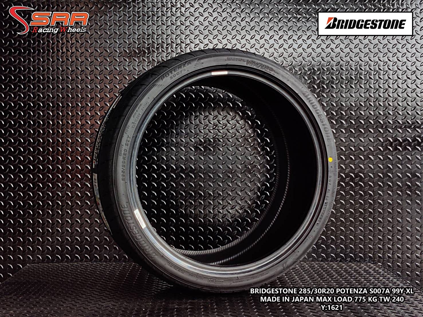 BRIDGESTONE 285/30R20 S007A ปี2021 ราคาถูก