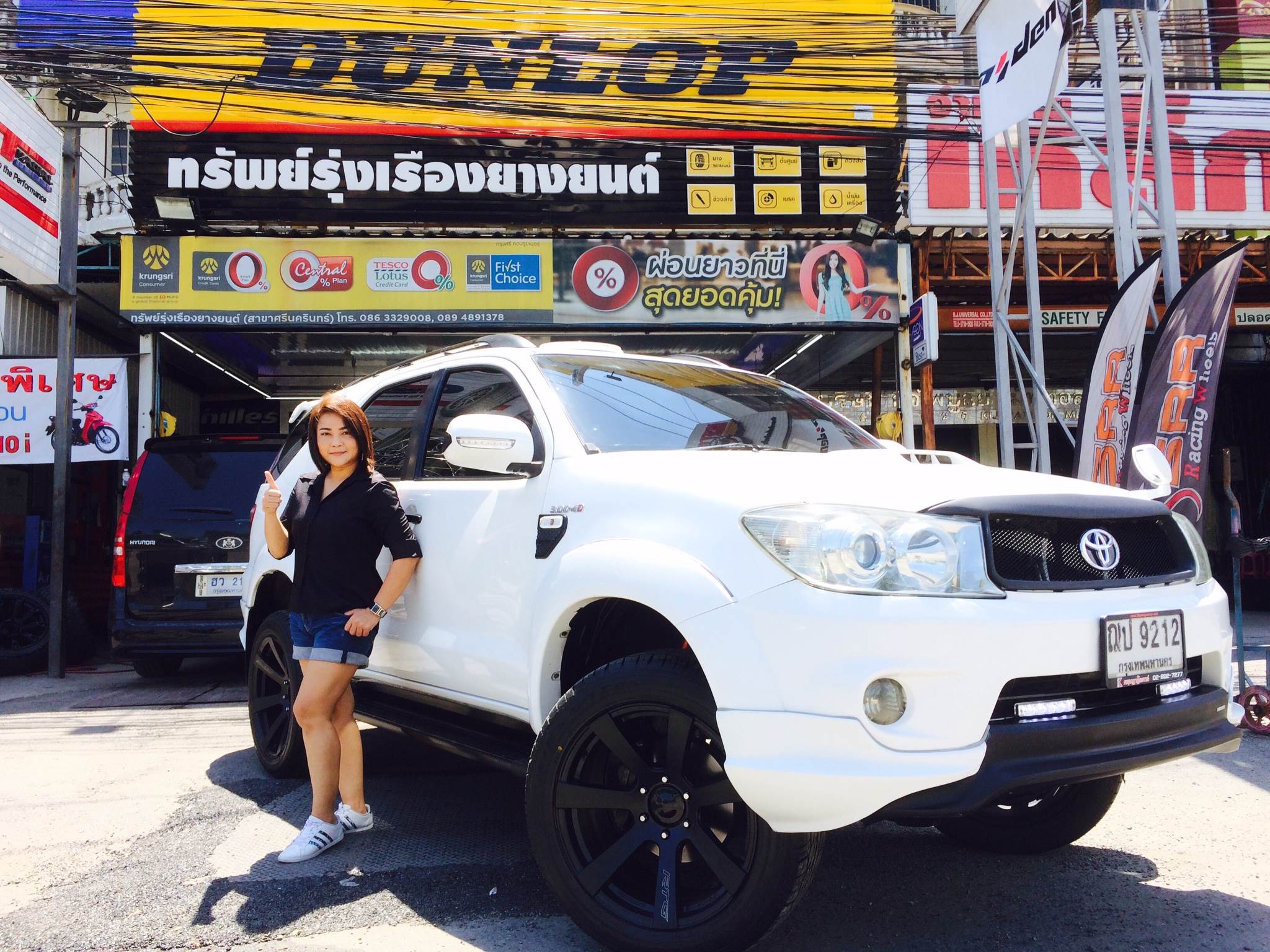 ล้อแท้ LENSO RTG ขอบ18พร้อมยางFALKEN ราคาถูก