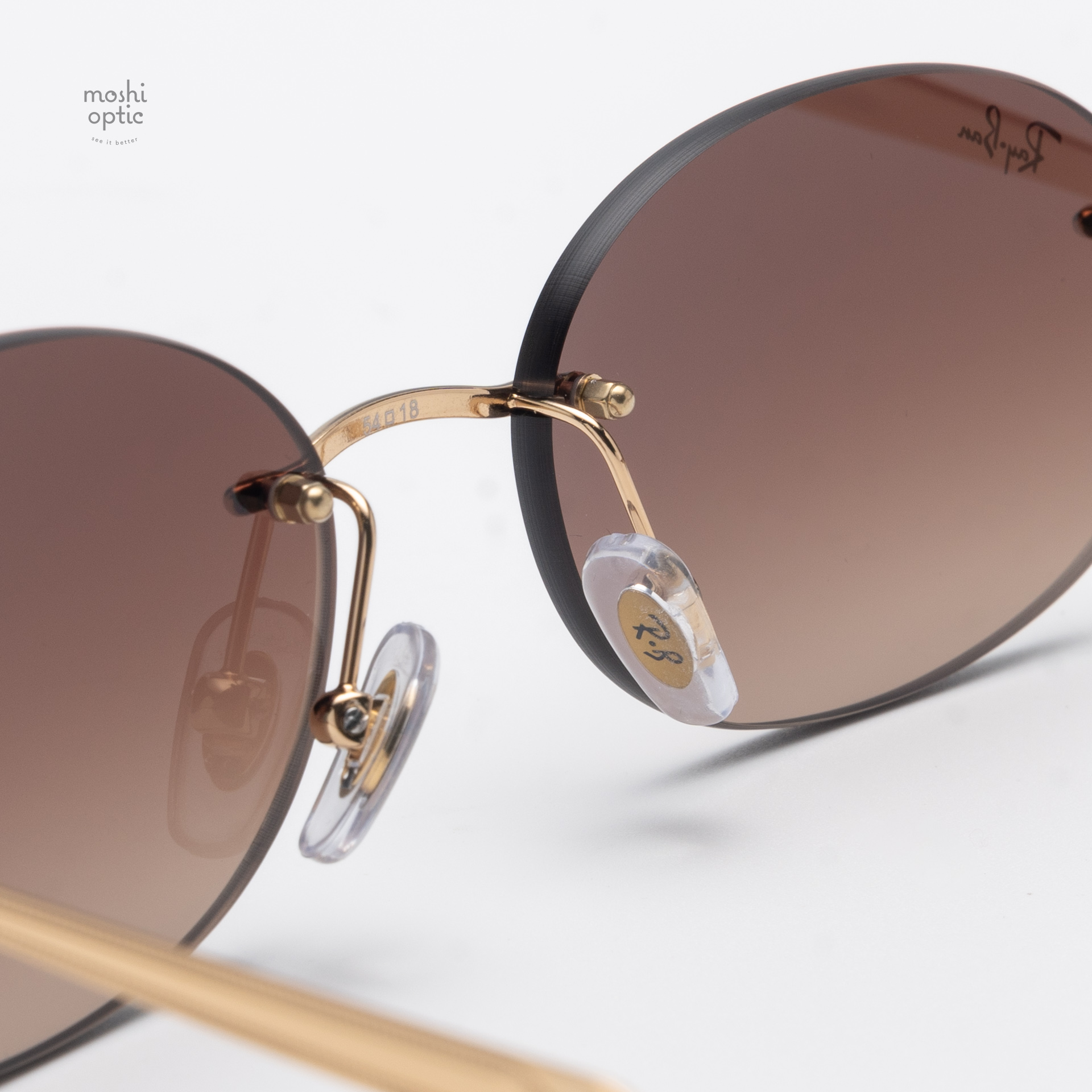 Ray-Ban RB3767 001/13 Arista Gold Gradient Brown