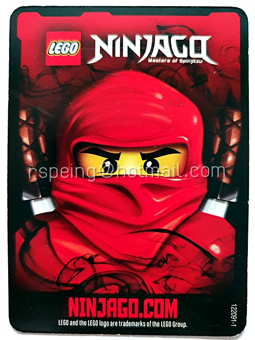 LEGO NinjaGo Card 2011 : Sensei WU