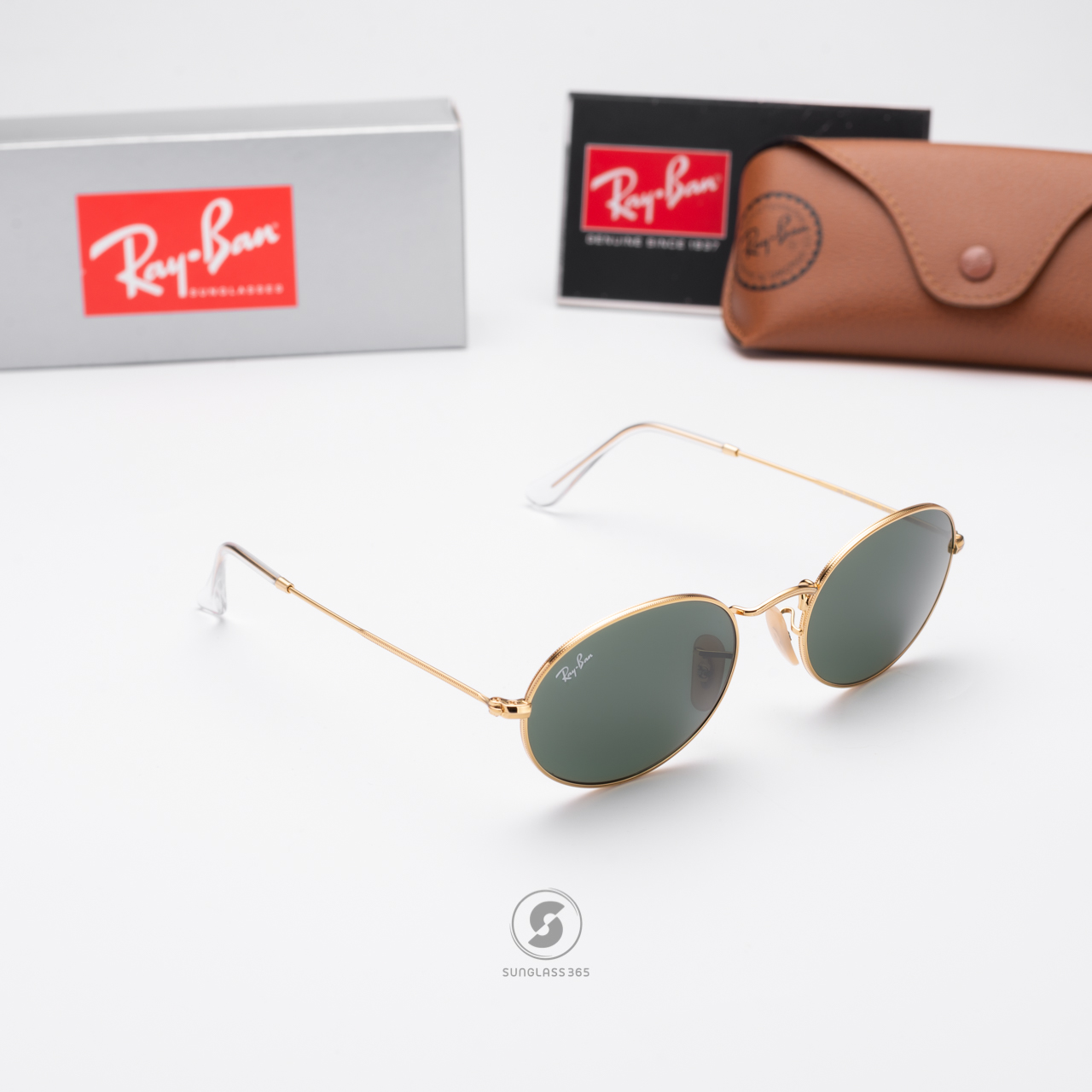 RayBan RB3547 Oval 001/31 Gold