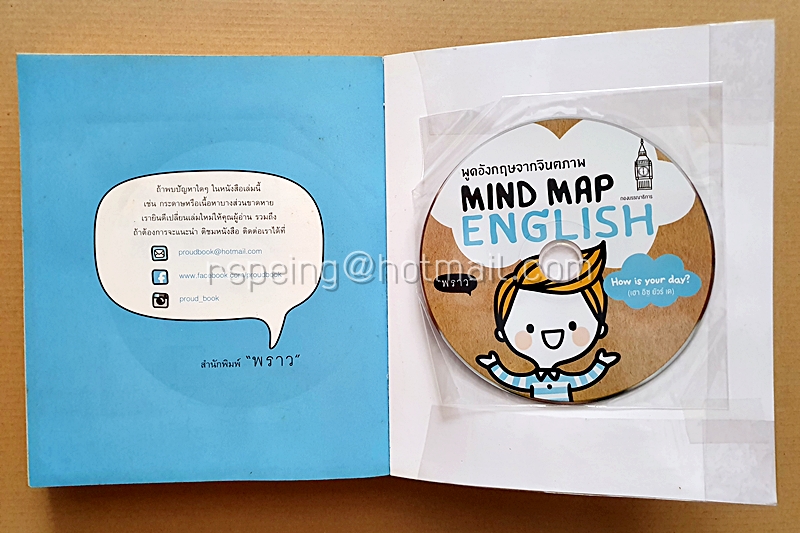 พูดอังกฤษจากจินตภาพ Mind Map English (พร้อมแผ่น CD)