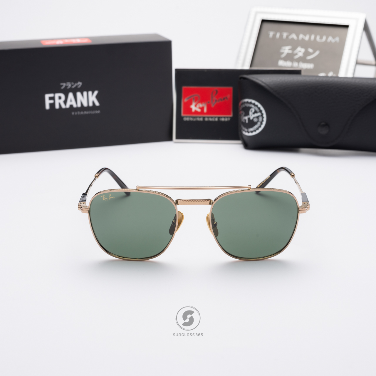 RayBan RB8258 313852 Frank ll Titanium Gold