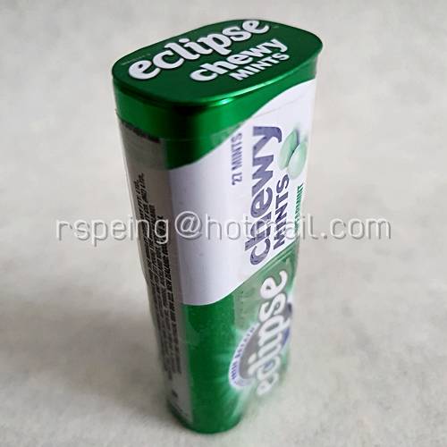กล่องลูกอมเคี้ยวหนึบ Eclipse Chewy Mints Spearmint