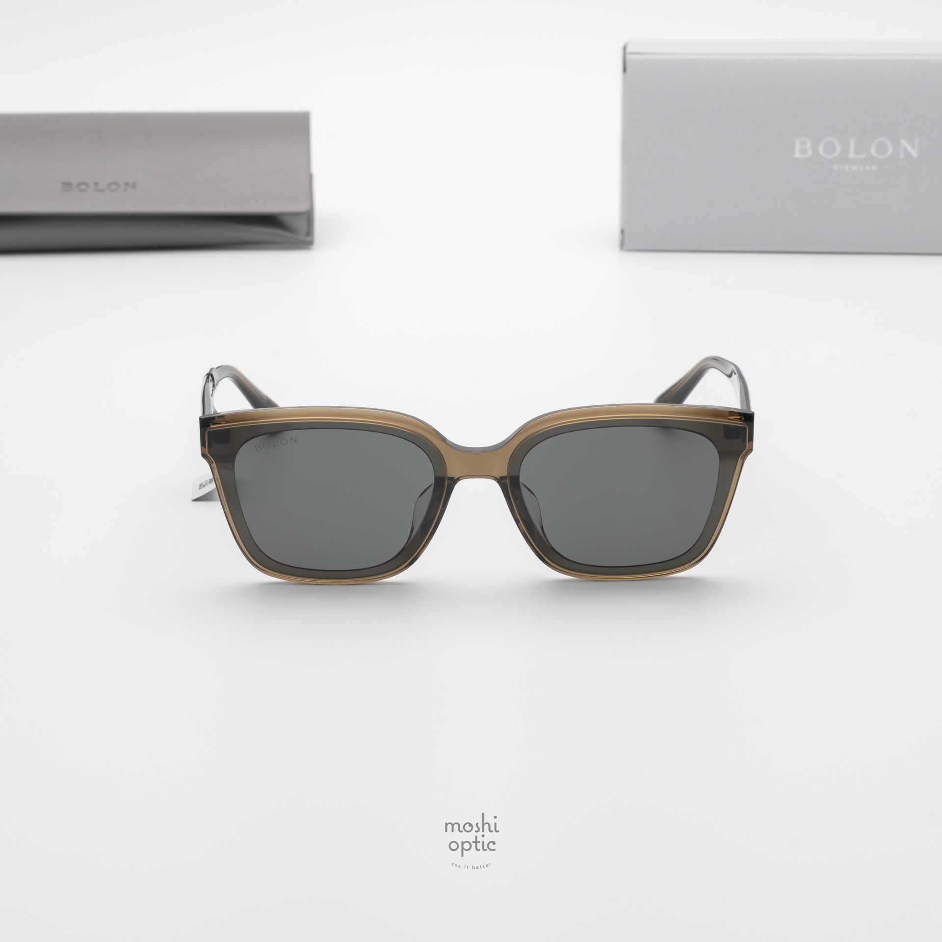 แว่นกันแดด BOLON รุ่น BL3202 Hallstatt A20 Transparent Olive Tawny