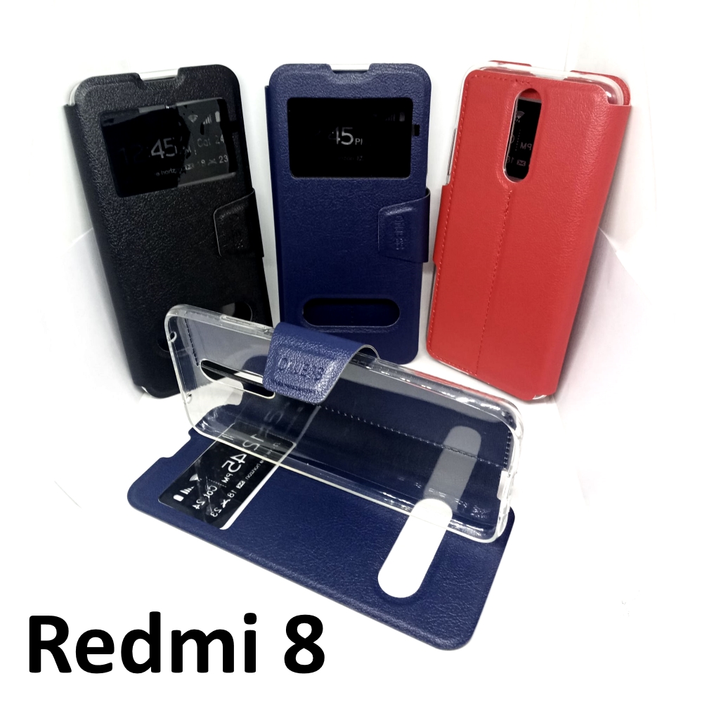 เคสพับ Redmi 8 - เคสฝาพับ โชว์เบอร์ ตั้งได้