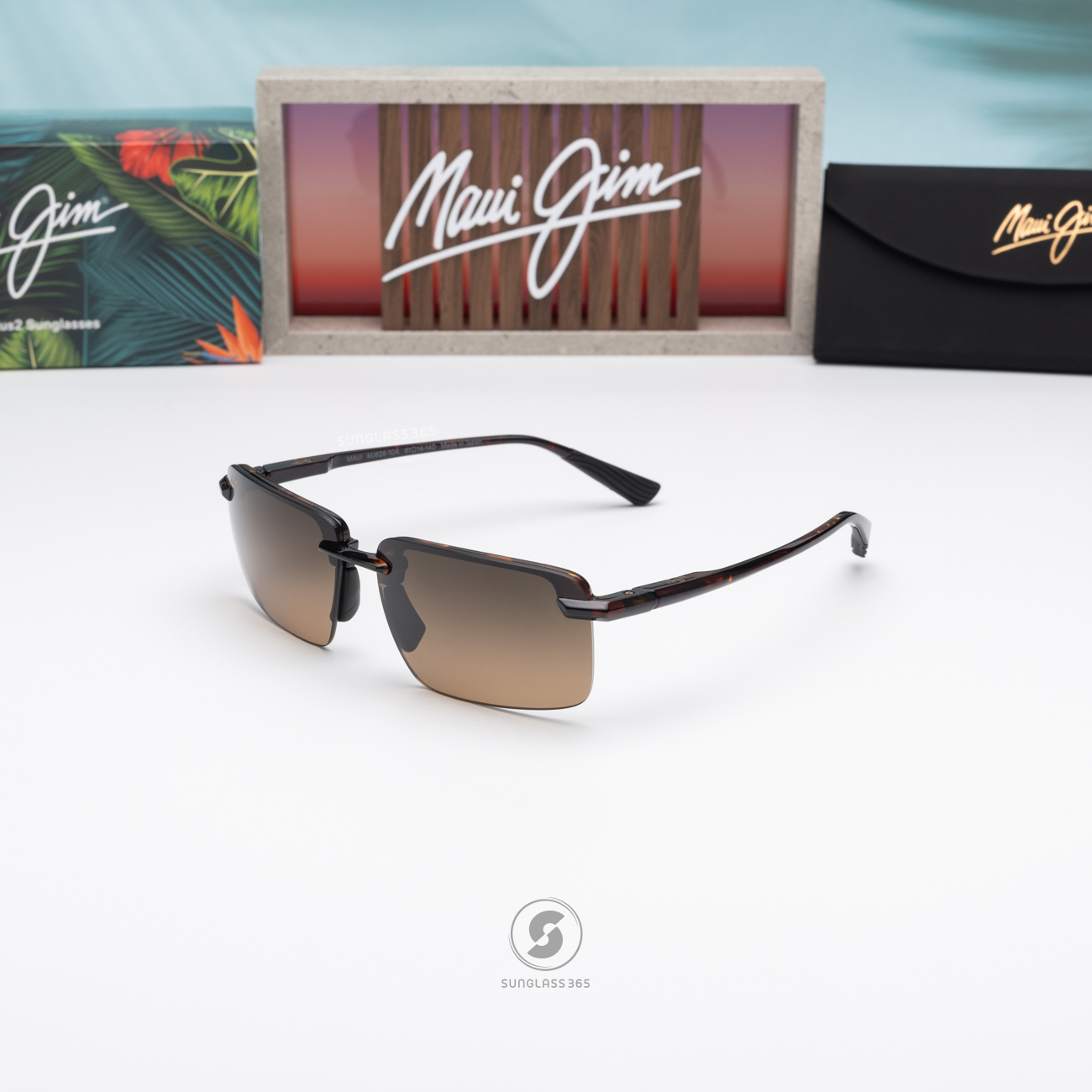 แว่นกันแดด Maui Jim LAULIMA MJ HS626 10A HCL Bronze