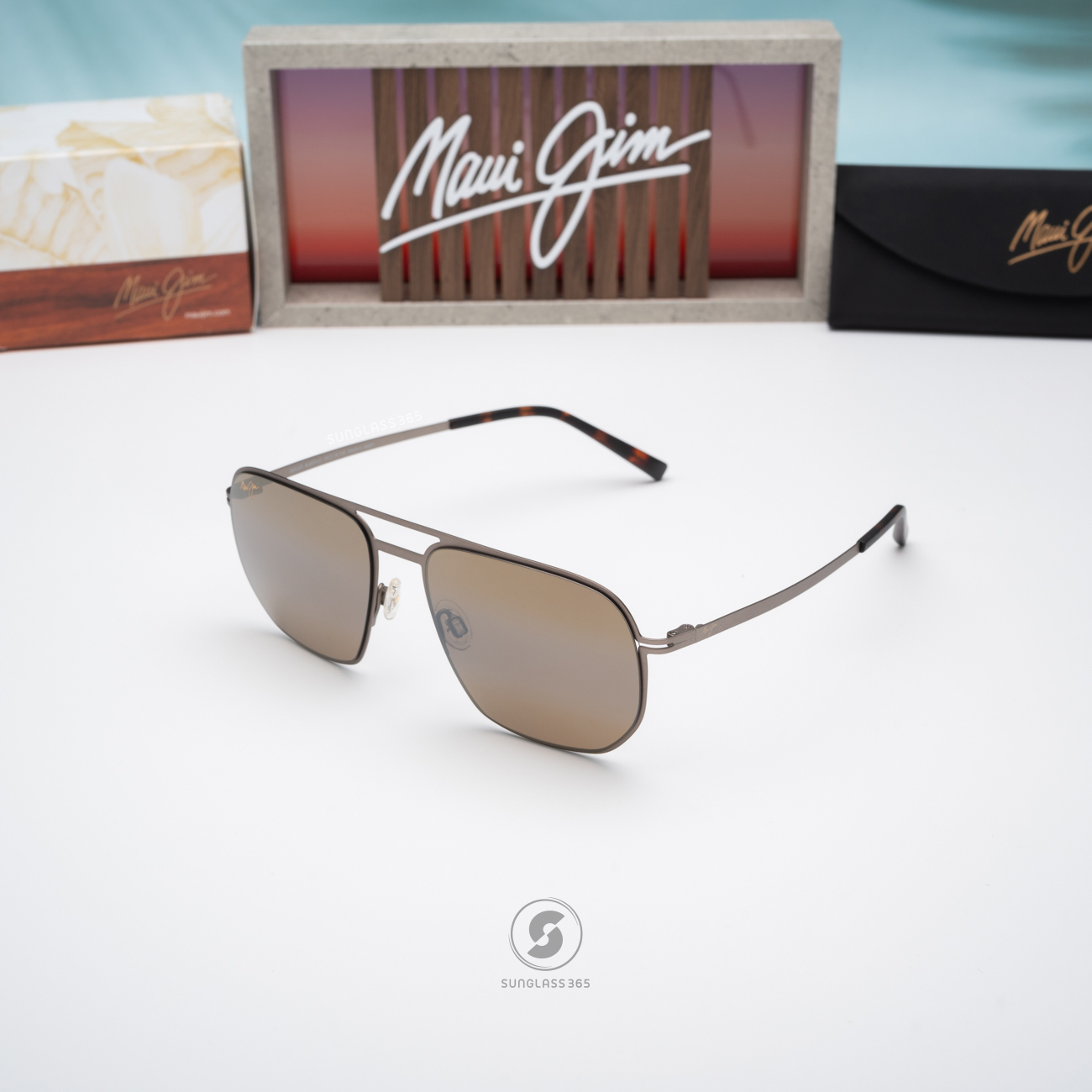แว่นกันแดด Maui Jim SHARK'S COVE MJ H605 01 HCL Bronze