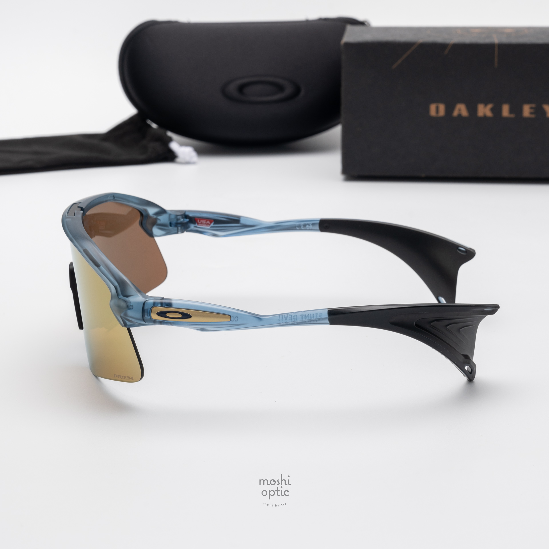 OAKLEY STUNT DEVIL OO9517-05 Matte Transparent Abyss Prizm Abyss