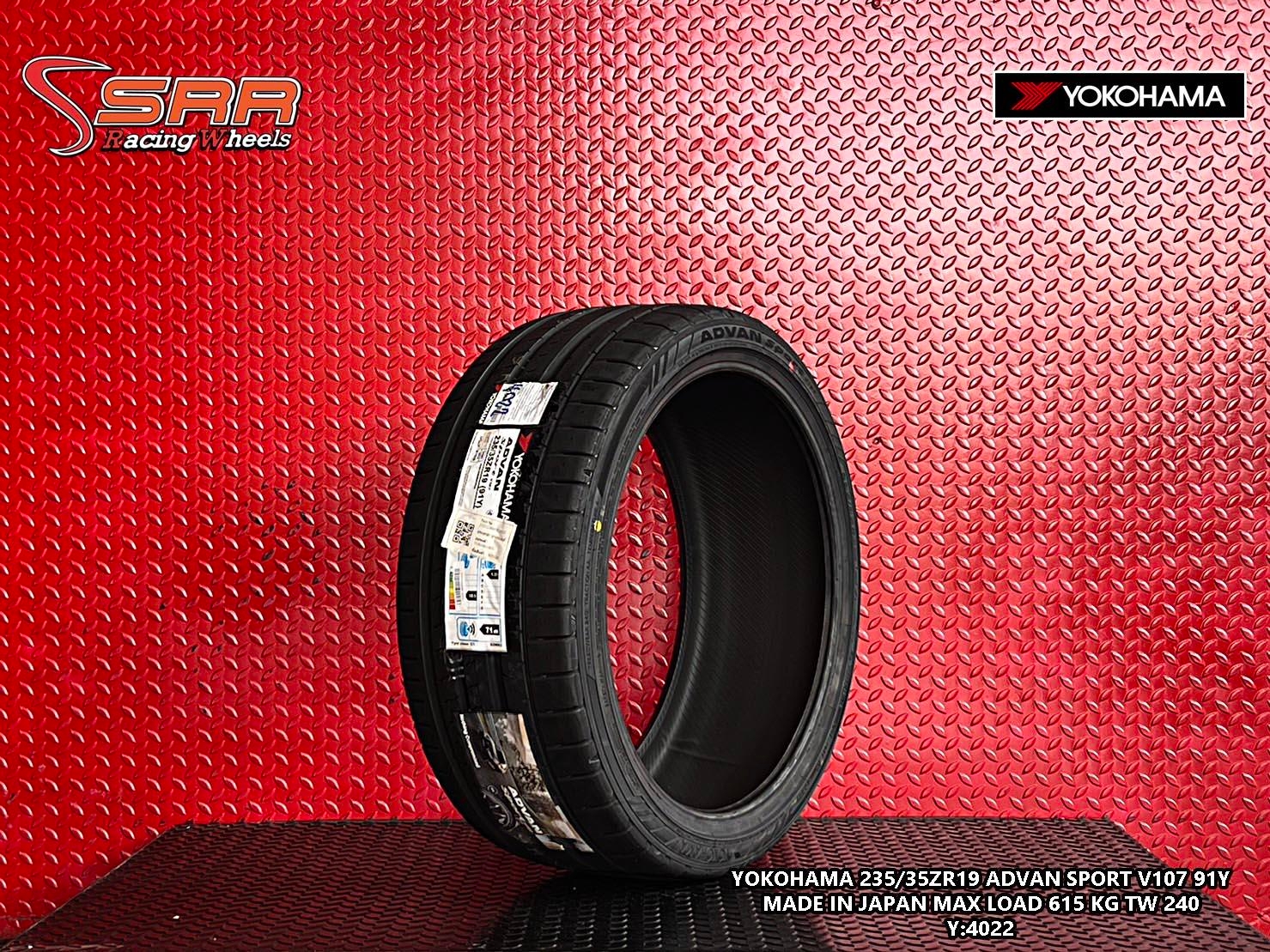 YOKOHAMA V107 235/35ZR19 ปี2022