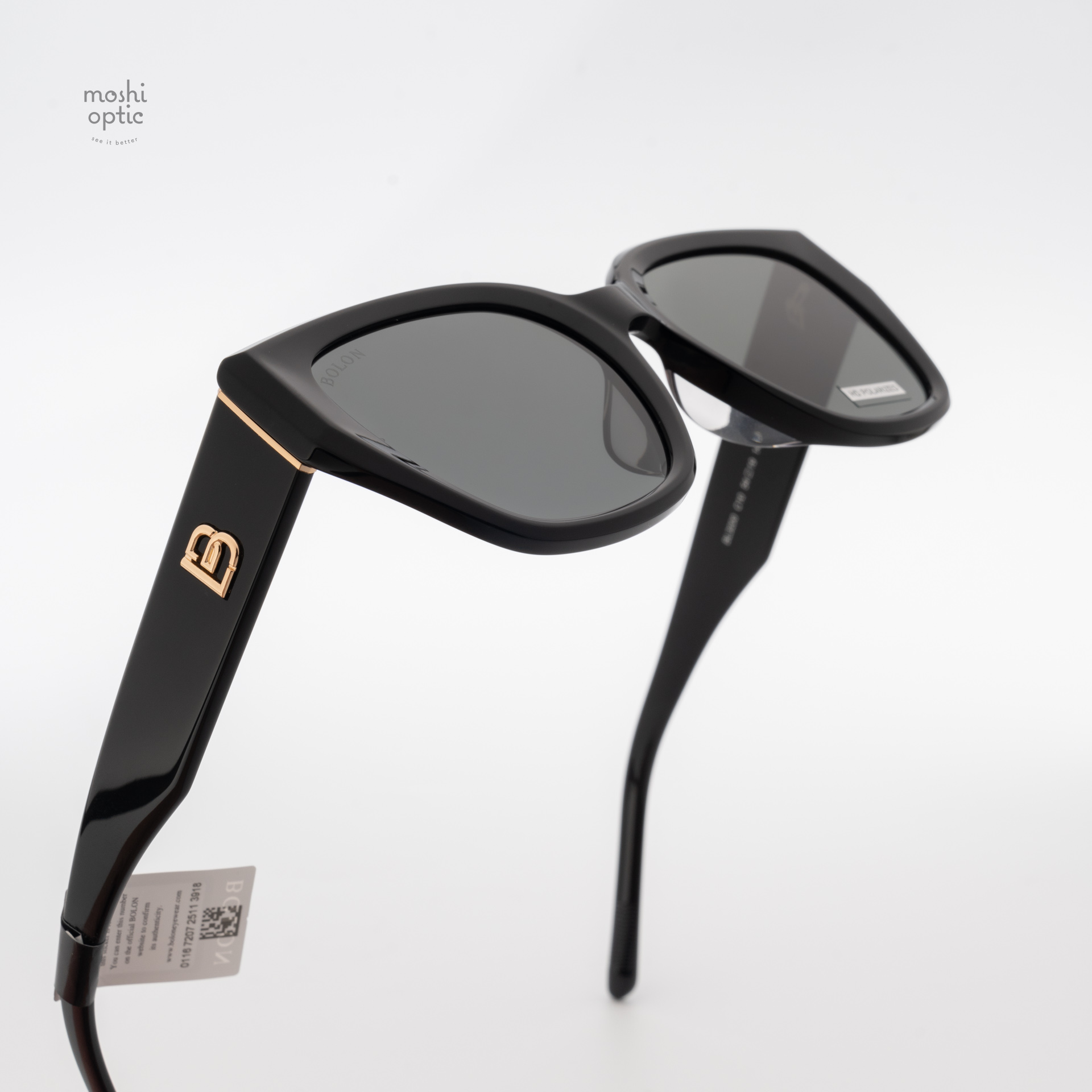 แว่นกันแดด BOLON รุ่น Zermatt C10 Shiny Black