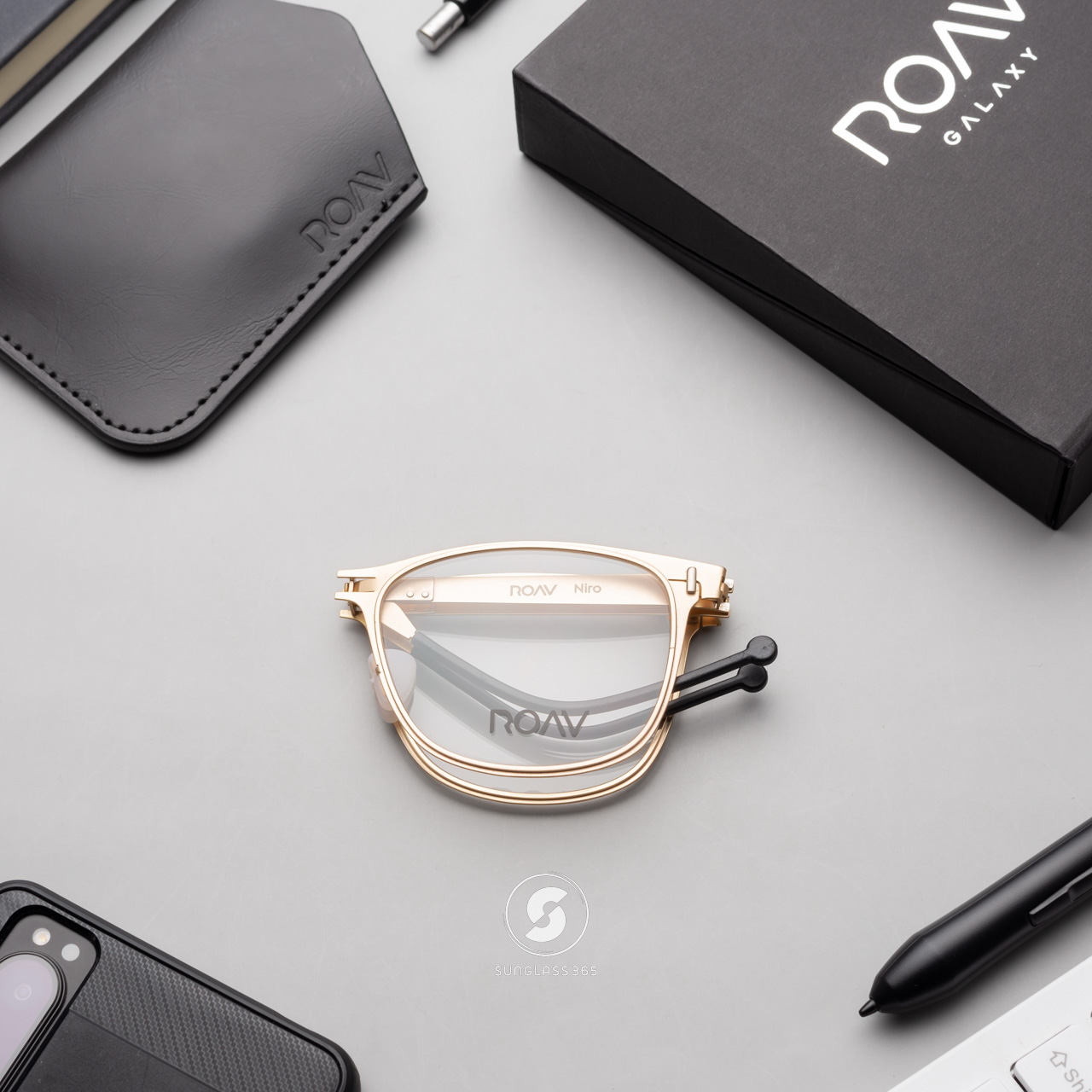 แว่นสายตา ROAV NIRO 6014 Brush Gold