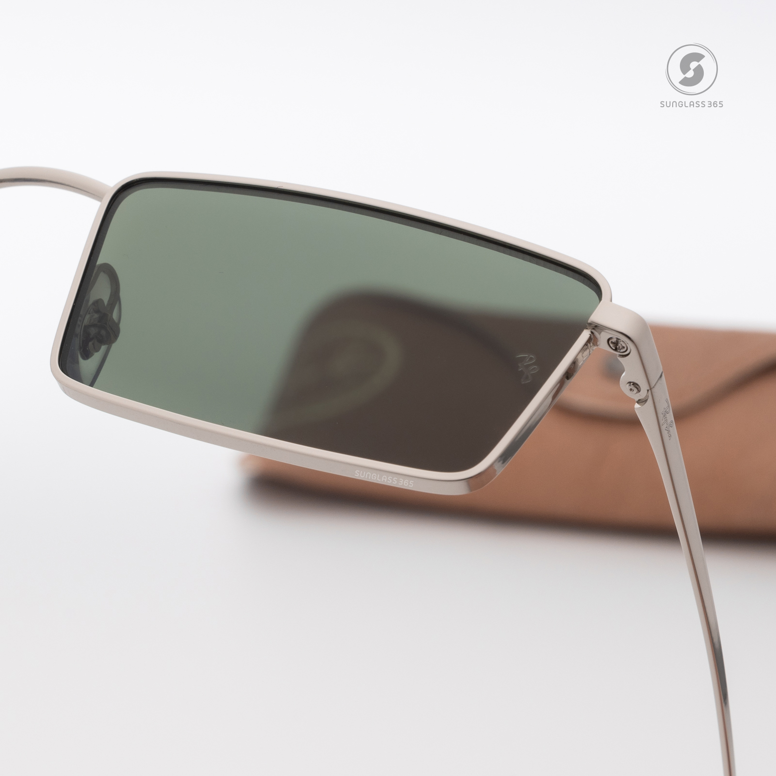 RayBan Emy RB3741 003/9A Silver Dark Green