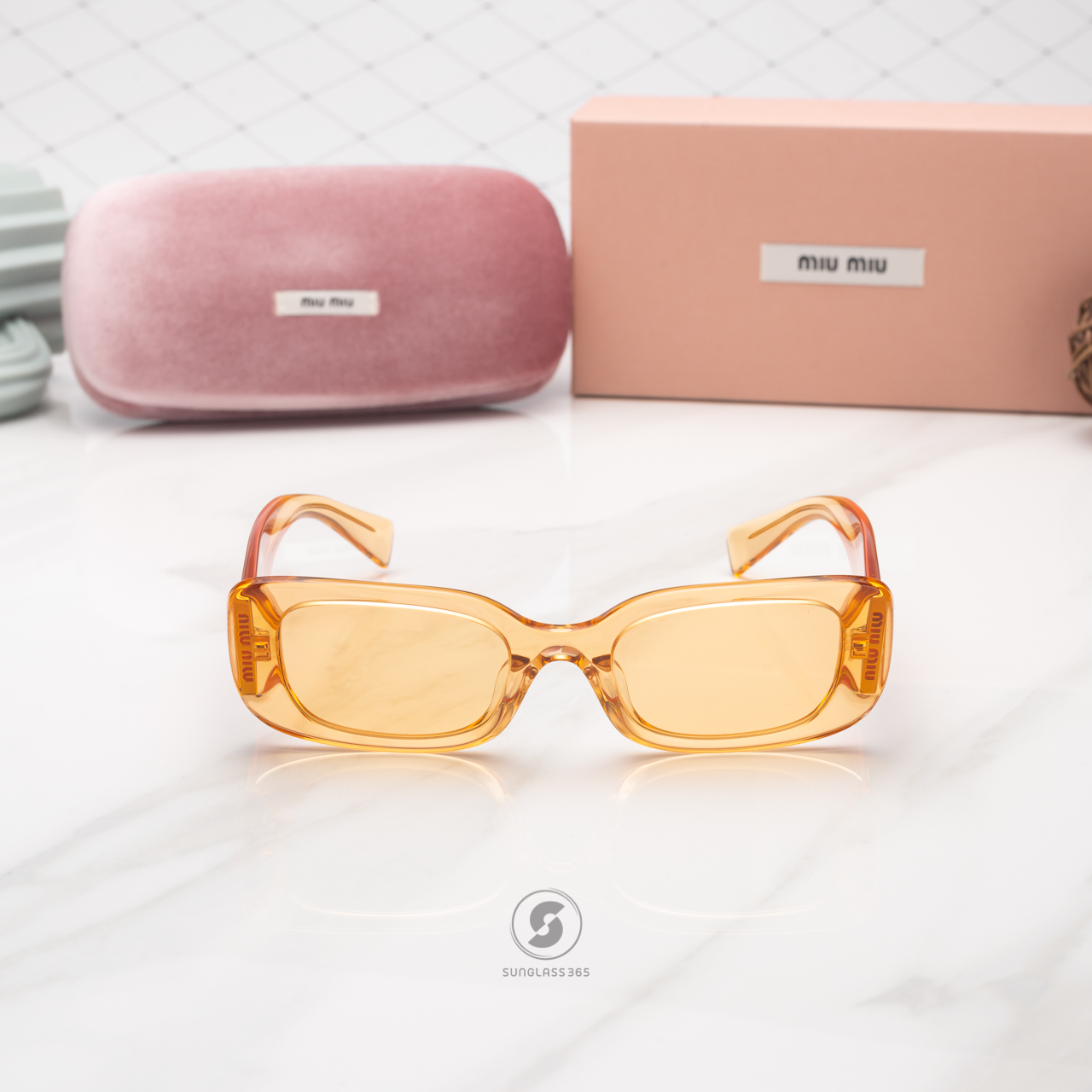 แว่นกันแดด Miu Miu MU08YS 12M10B