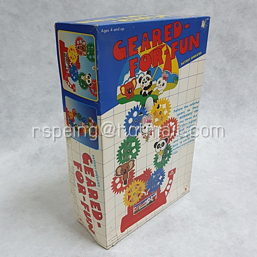 ของเล่นวินเทจปี 1985 สนุกกับเฟือง (สภาพโชว์) Dah Yang Vintage 1985 Battery Operated Electronic Geared For Fun