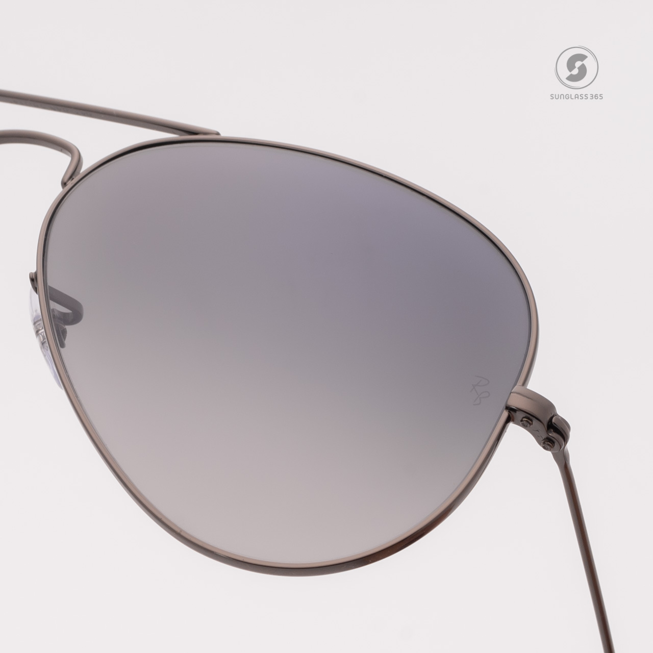 Ray Ban Aviator RB3025 004/78 Blue Gradient Polarized Gunmetal