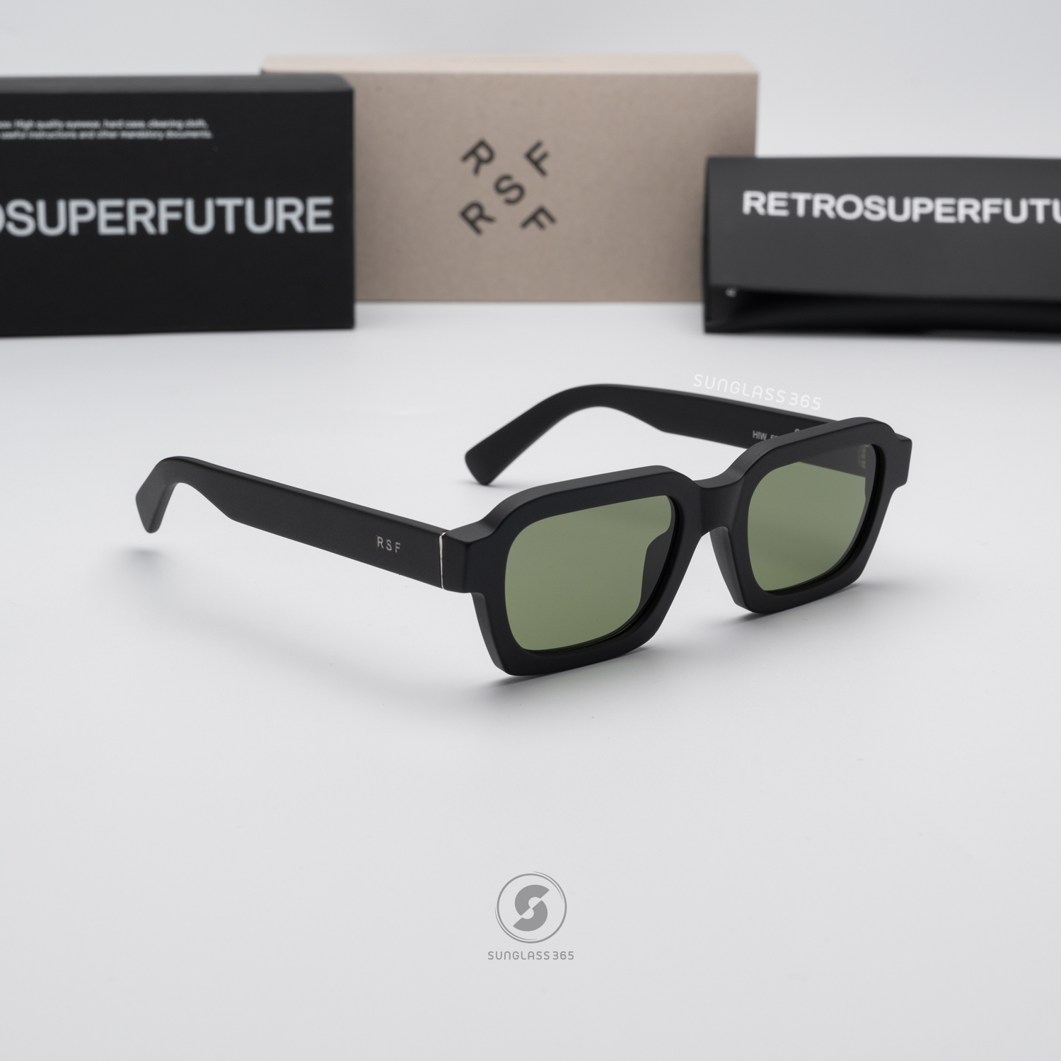 แว่นกันแดด SUPER SP HIW Caro Black Matte