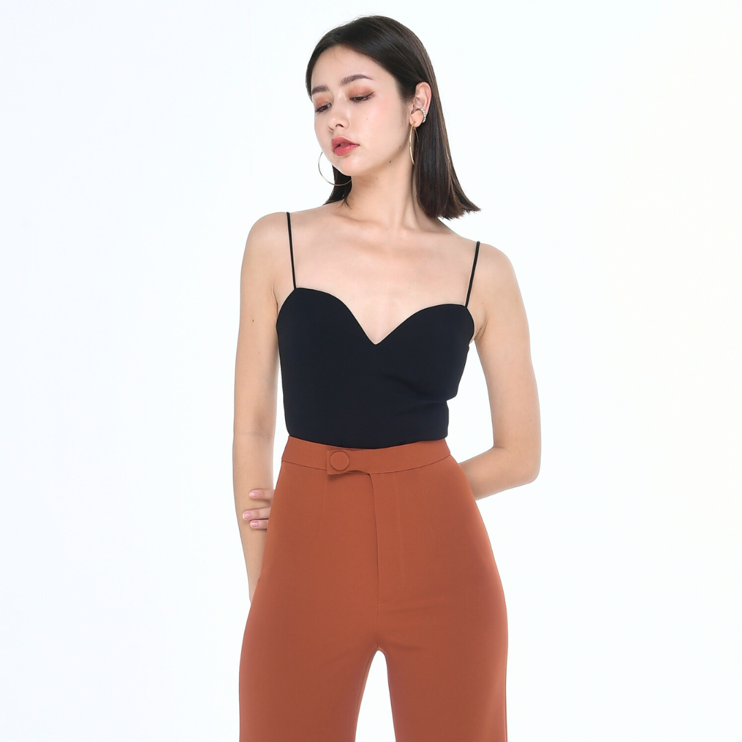 Lism S-025 Sweetheart Sleek Cami เสื้อสายเดี่ยวคอหัวใจเข้ารูป