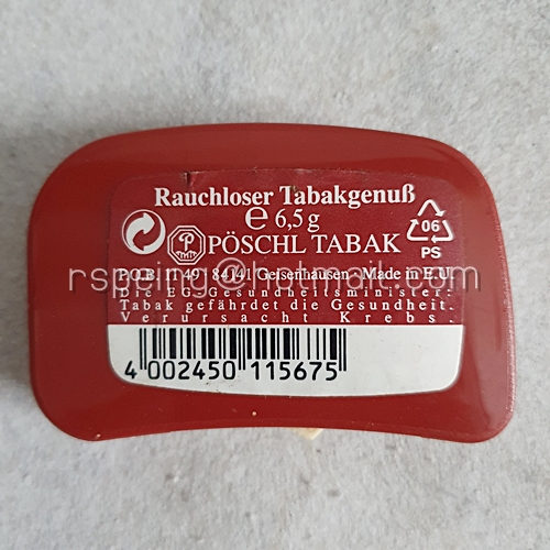 กล่องเปล่ายานัตถุ์ Packard's Club Snuff