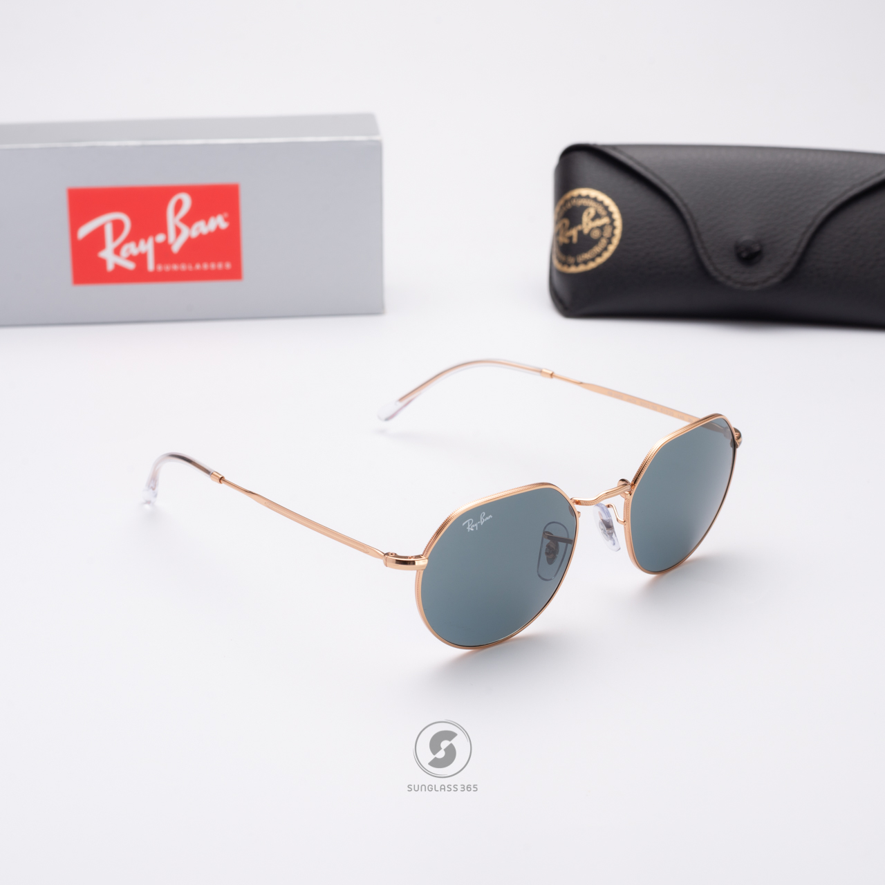 RayBan Jack RB3565 9202R5 Rose Gold