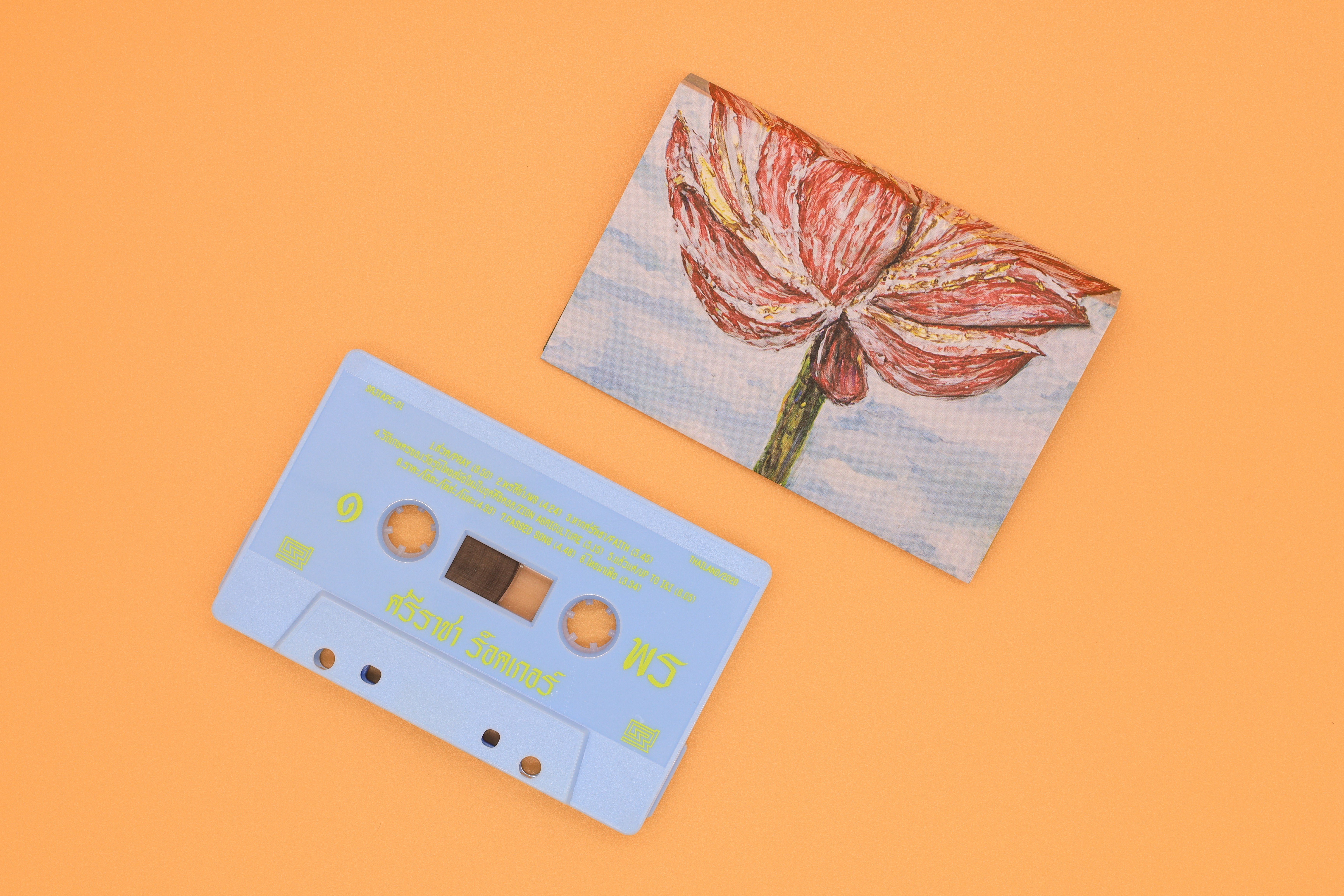 SRJ-CT-001B-SRIRAJAH ROCKERS 4th ALBUM "WS" เทปสีน้ำเงินปกเหลือง