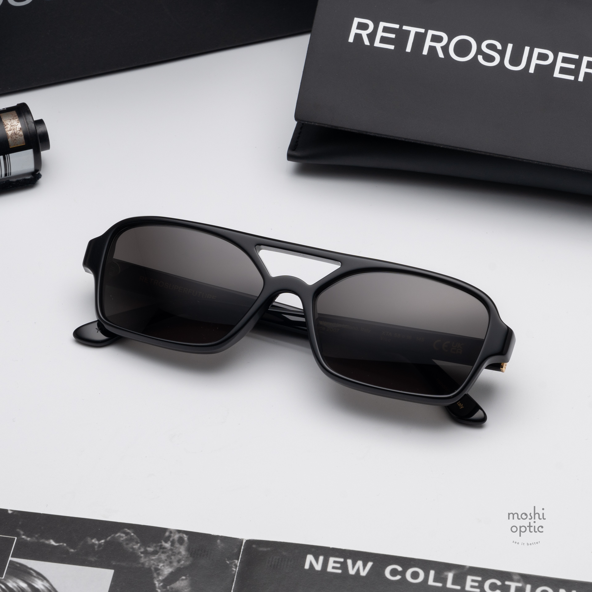 แว่นกันแดด SUPER SP XTA Vico Black