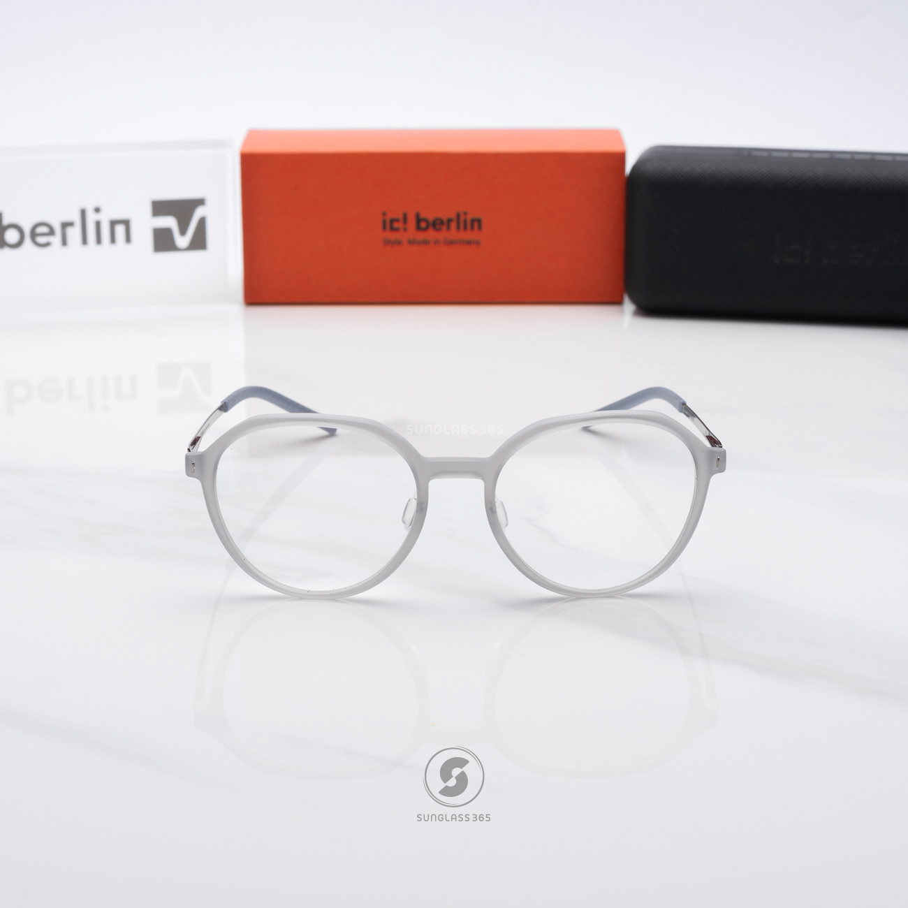 กรอบแว่น IC BERLIN Enshi Sky Grey HD Matte