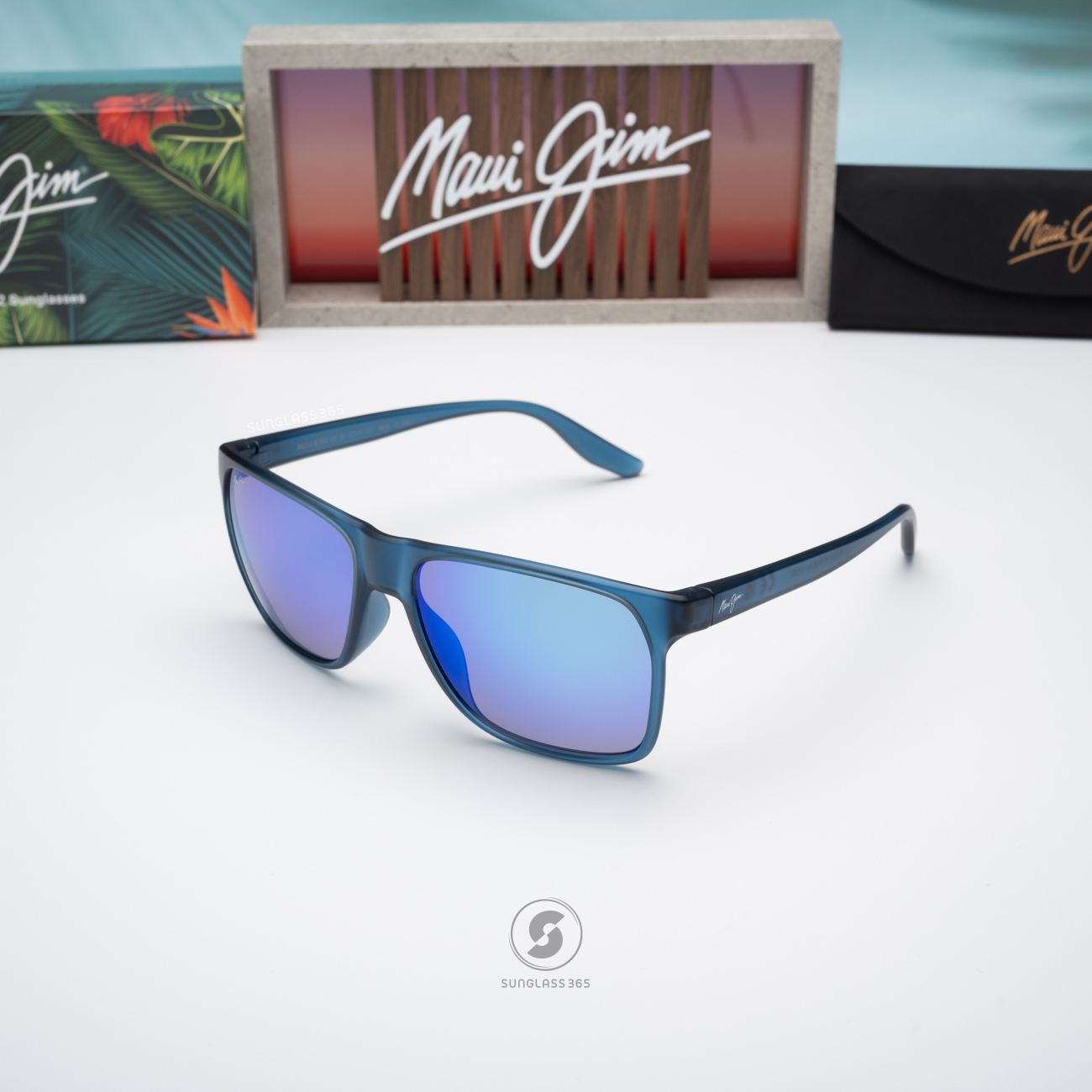 แว่นกันแดด Maui Jim PAILOLO MJ B603 03 Blue Hawaii