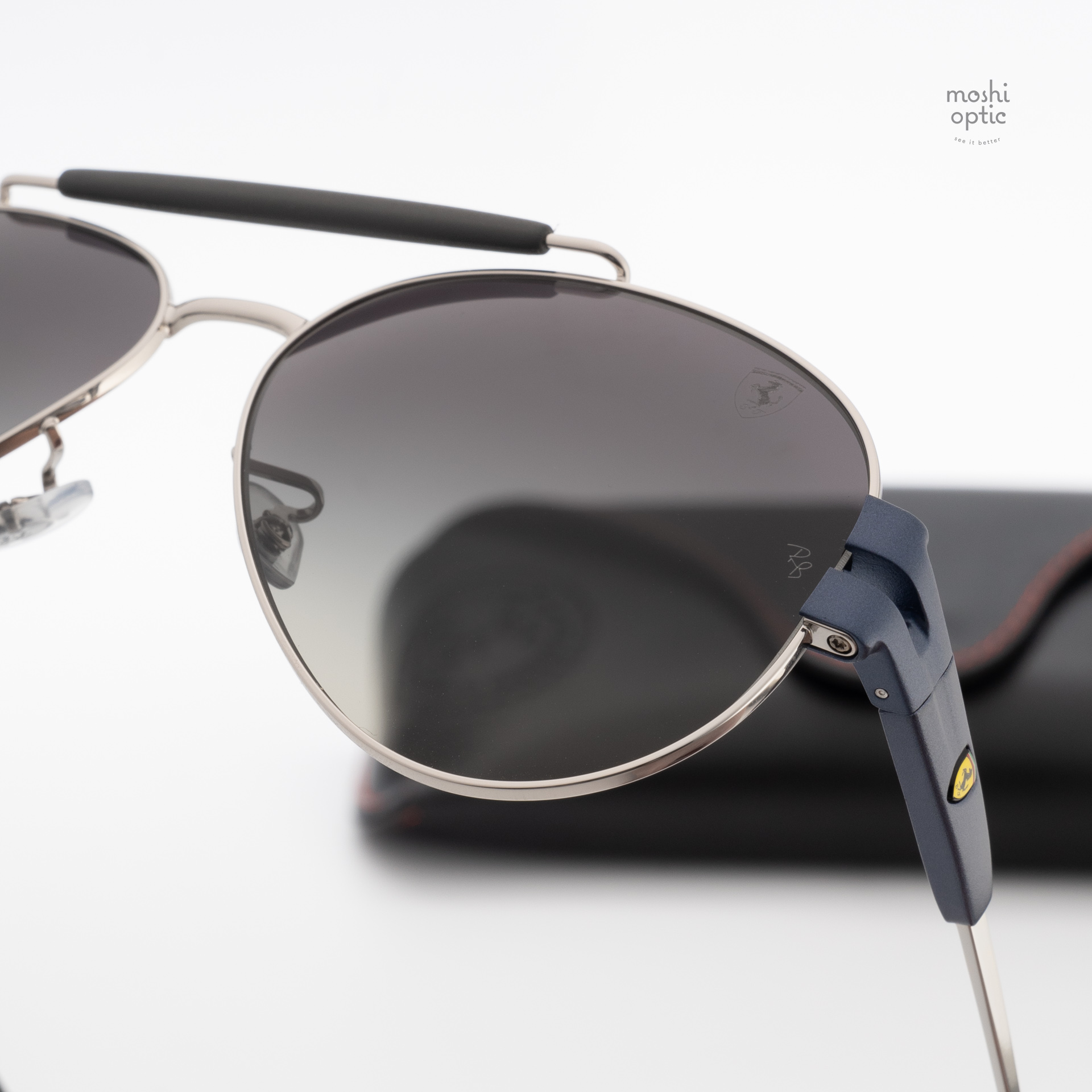 Ray-Ban RB3762M F12311 Polished Silver