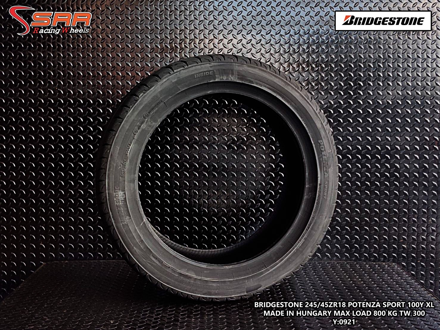 BRIDGESTONE POTENZA SPORT 245/45ZR18 ปี2021 ราคาถูก