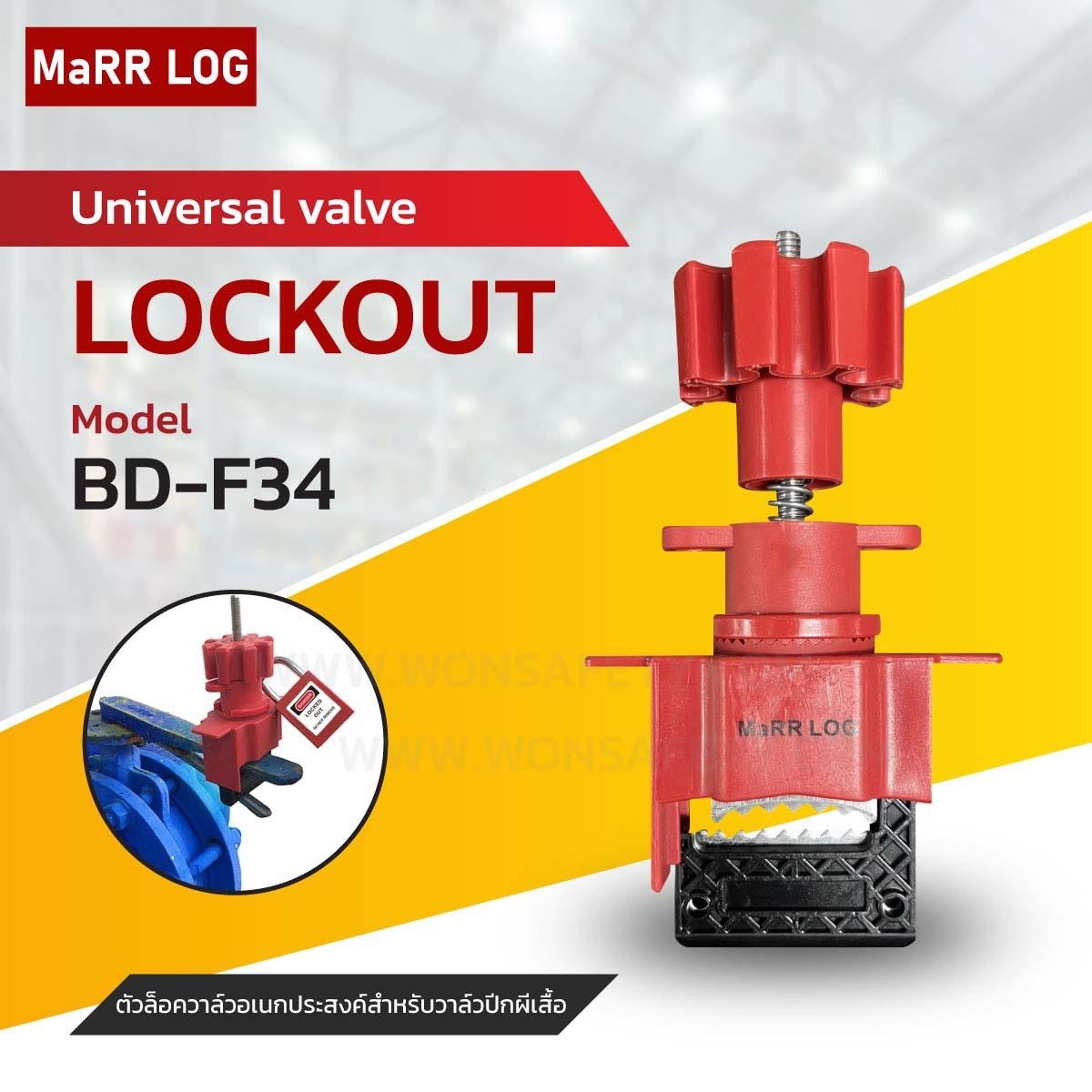 Ball Valve Lockout BD-F34